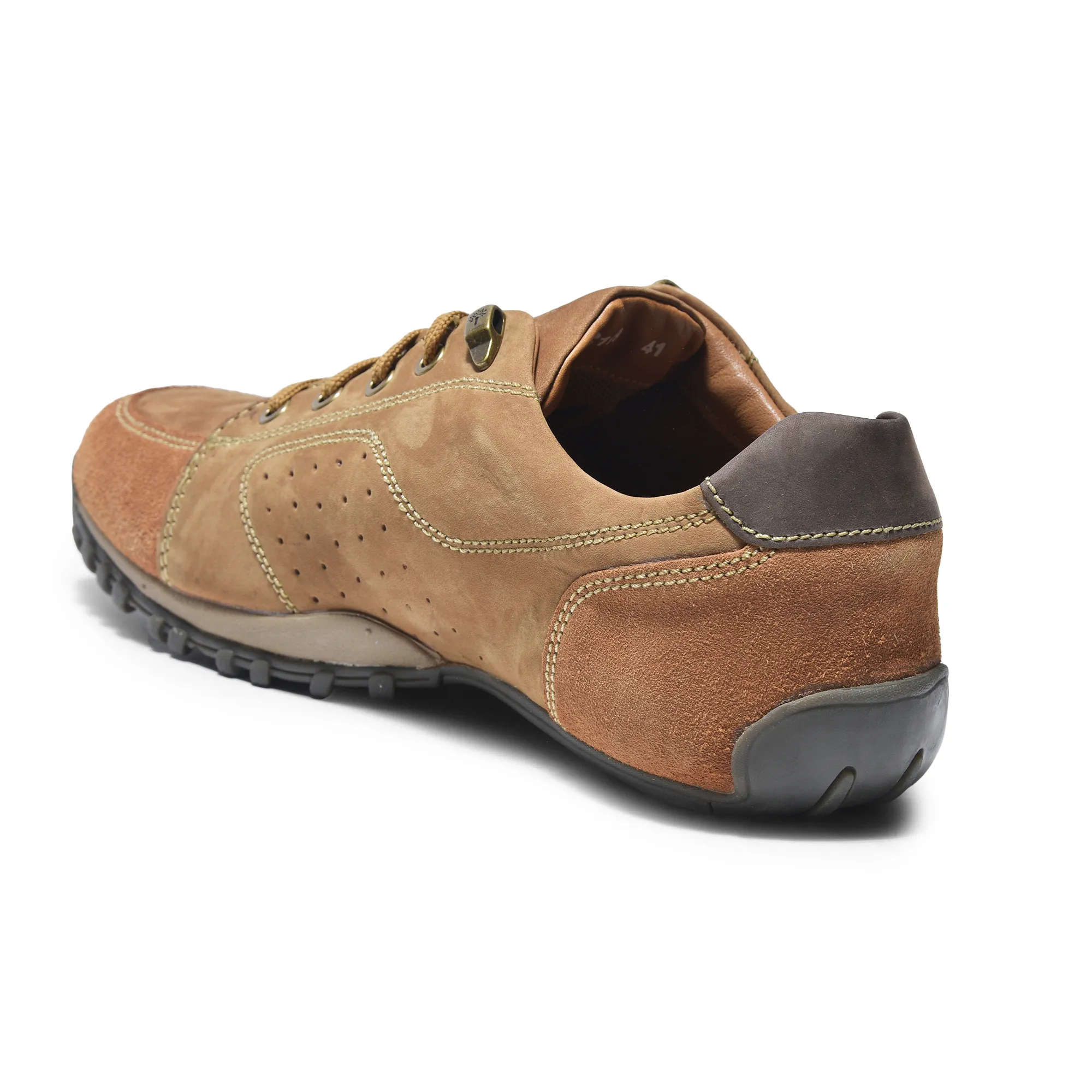 Cashew brown casual shoes for men - Thumbnail 5