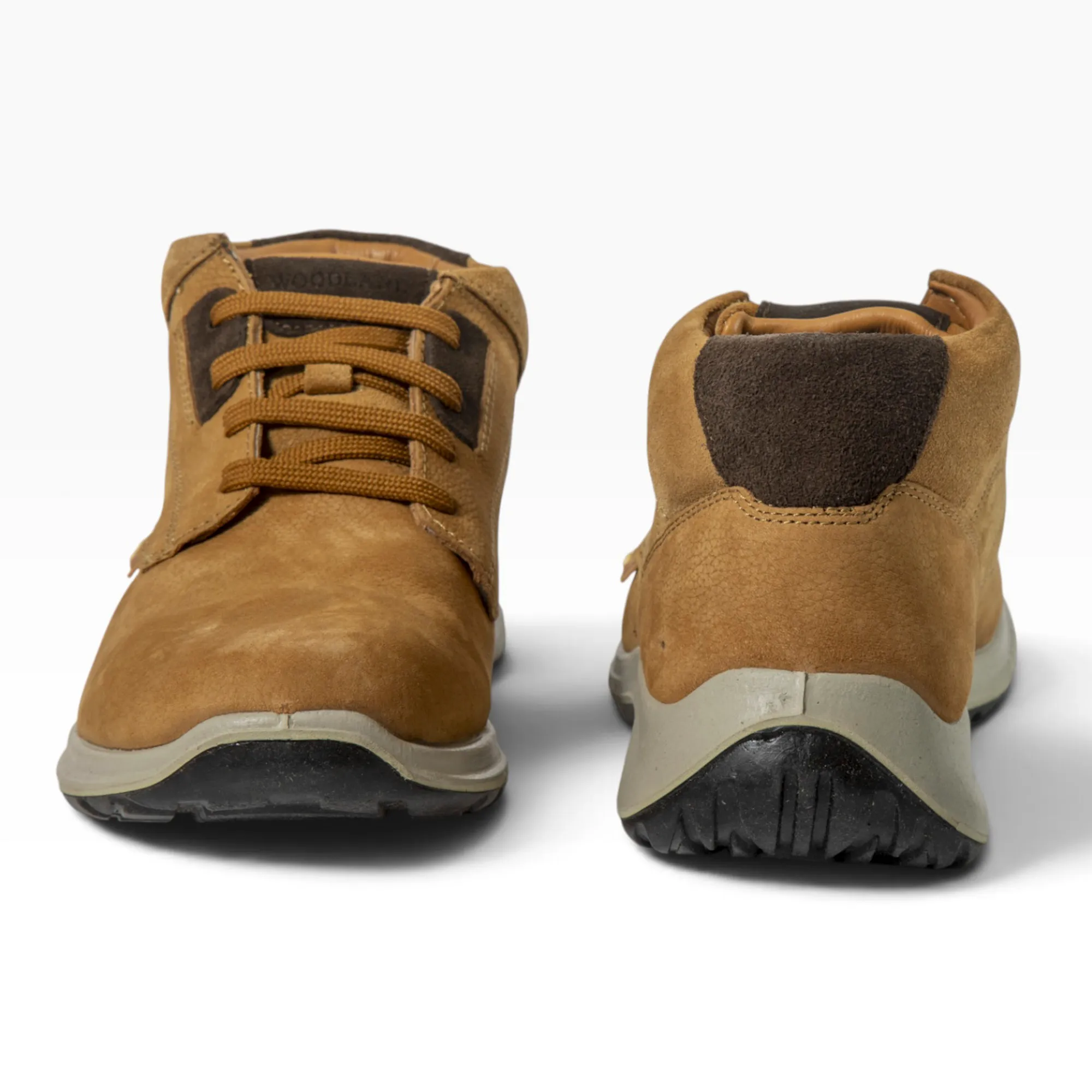 Woodland Men Camel Nubuck Lace-Up Boots - Thumbnail 14