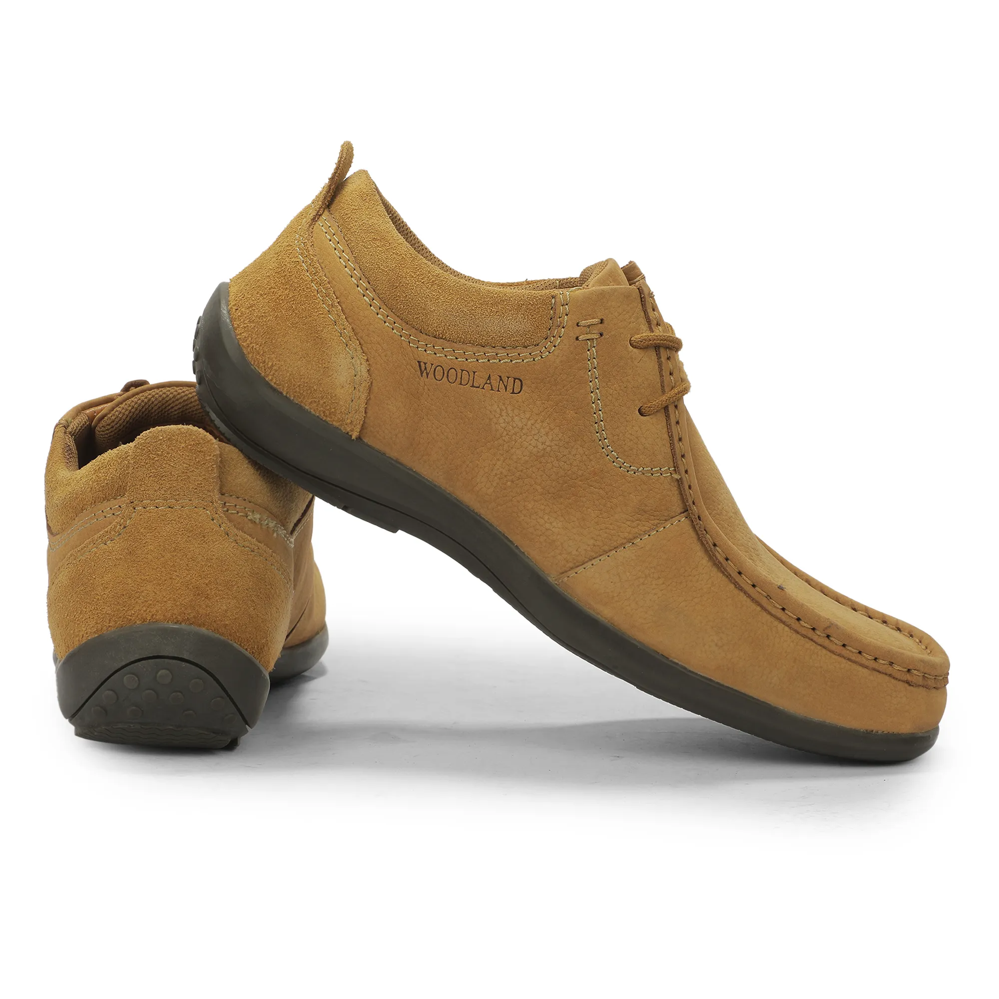 Casual Camel lace-up shoes for men 11