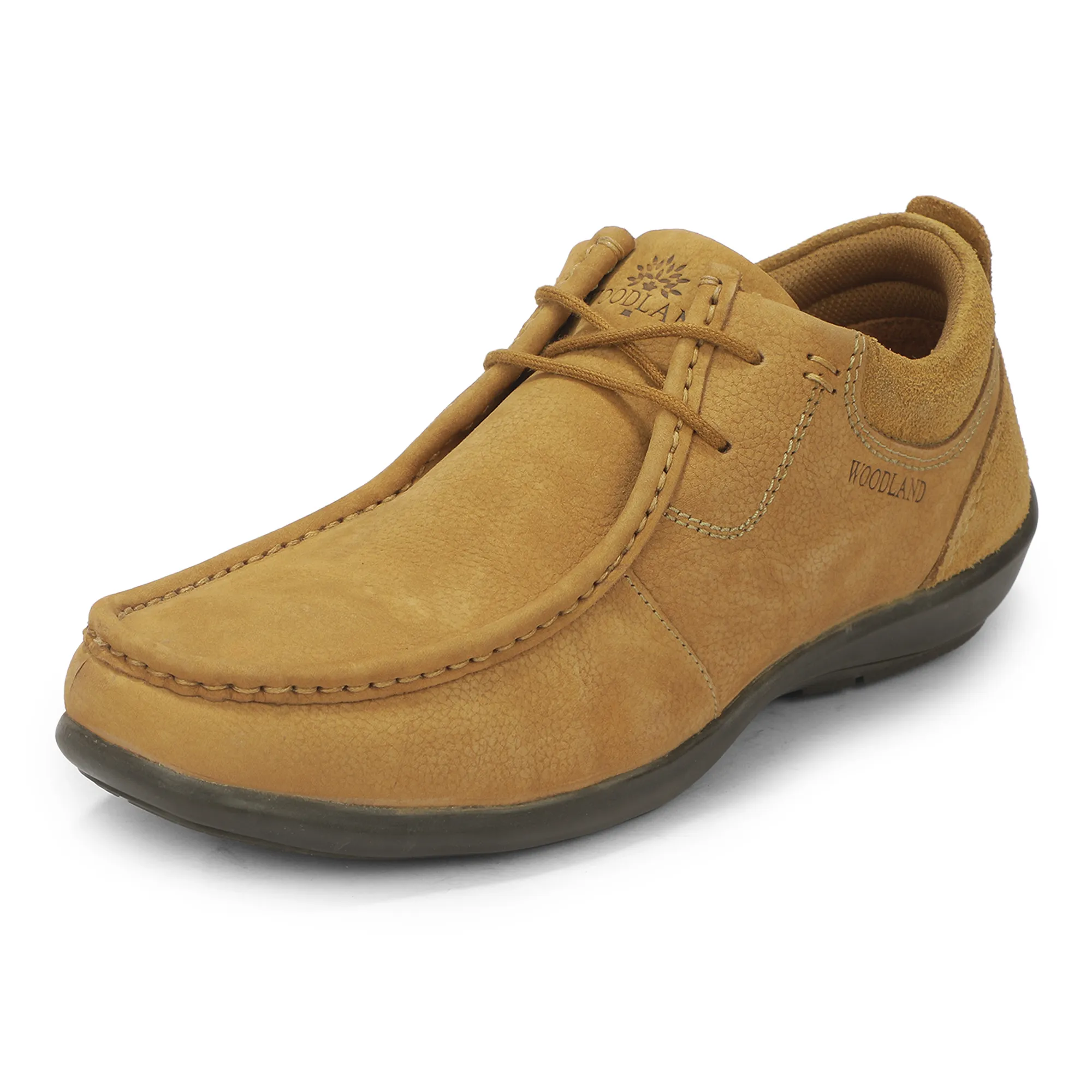 Casual Camel lace-up shoes for men 12