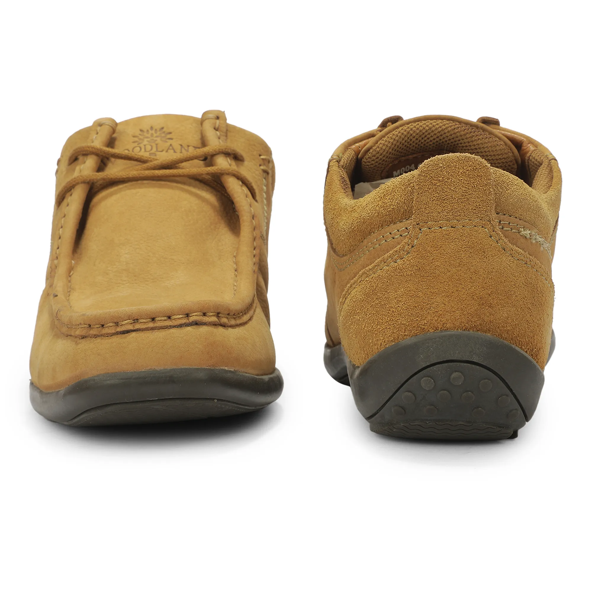 Casual Camel lace-up shoes for men 16
