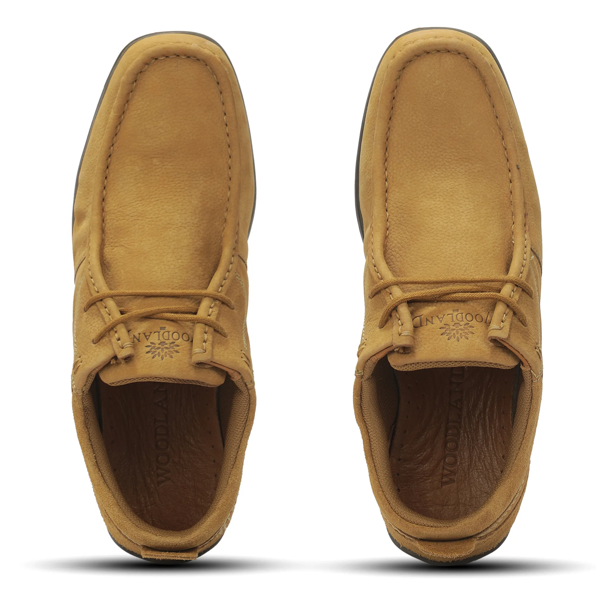 Casual Camel lace-up shoes for men 6