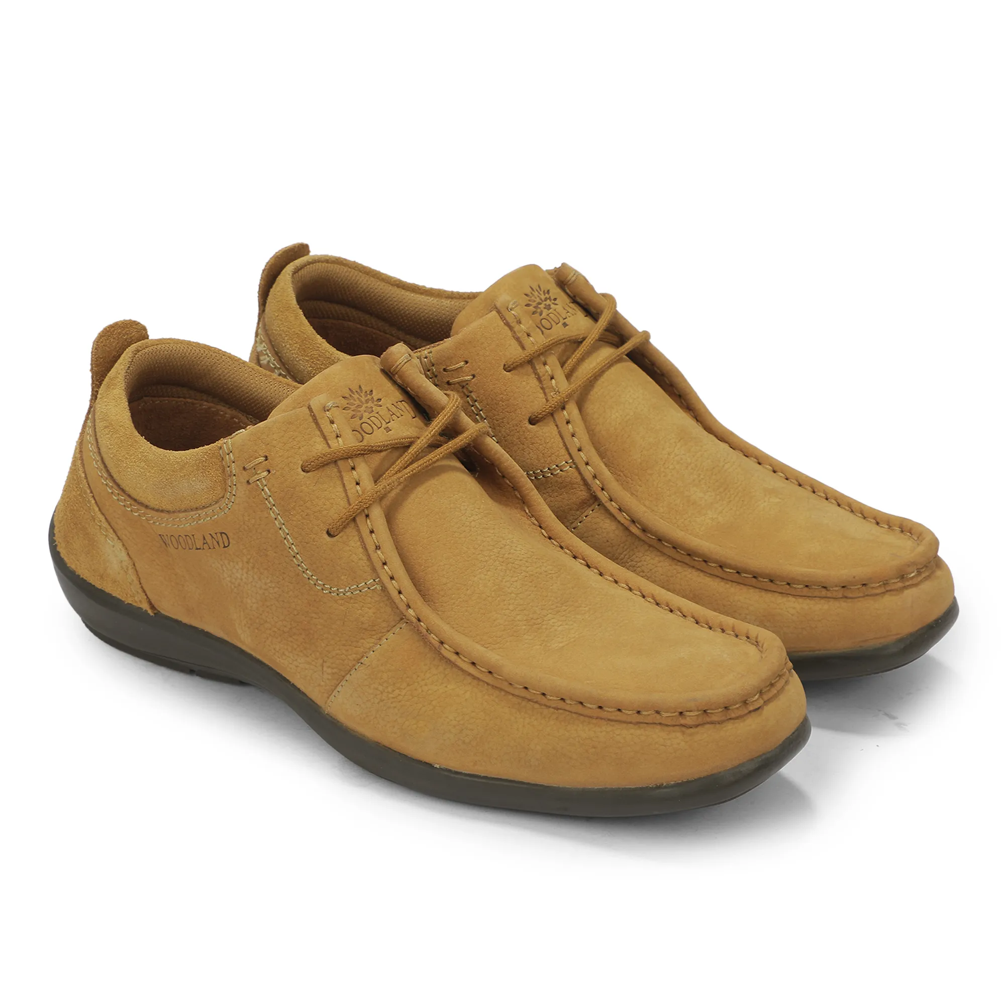 Casual Camel lace-up shoes for men 9