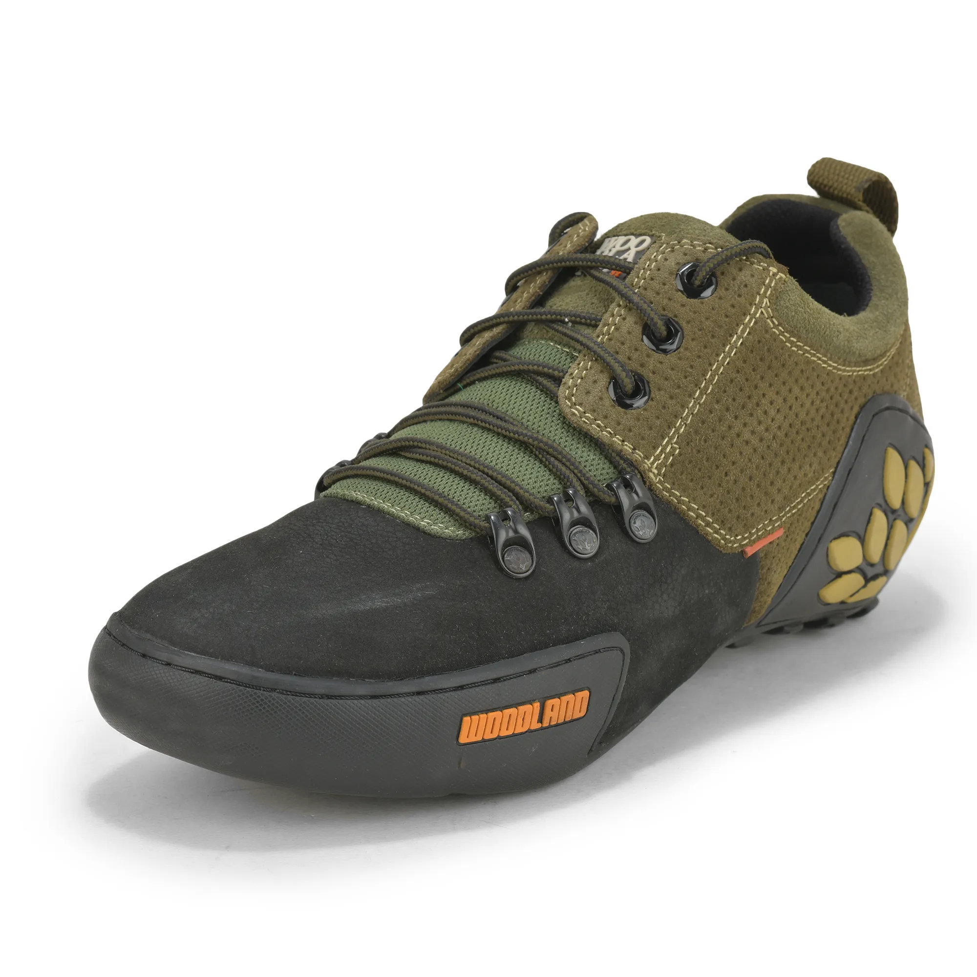 Khaki Nubuk Sandals For Men - Thumbnail 3