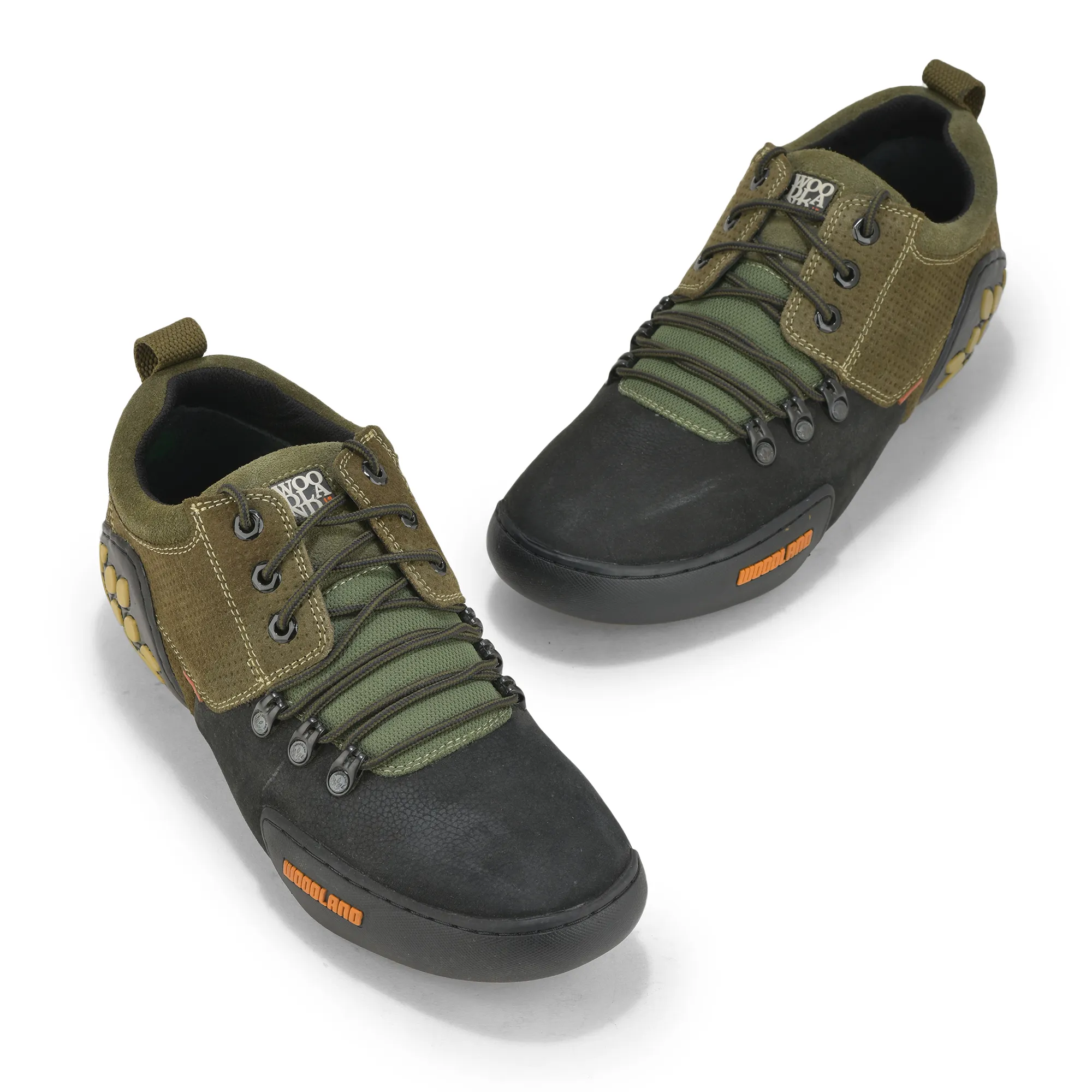 Khaki Nubuk Sandals For Men - Thumbnail 5