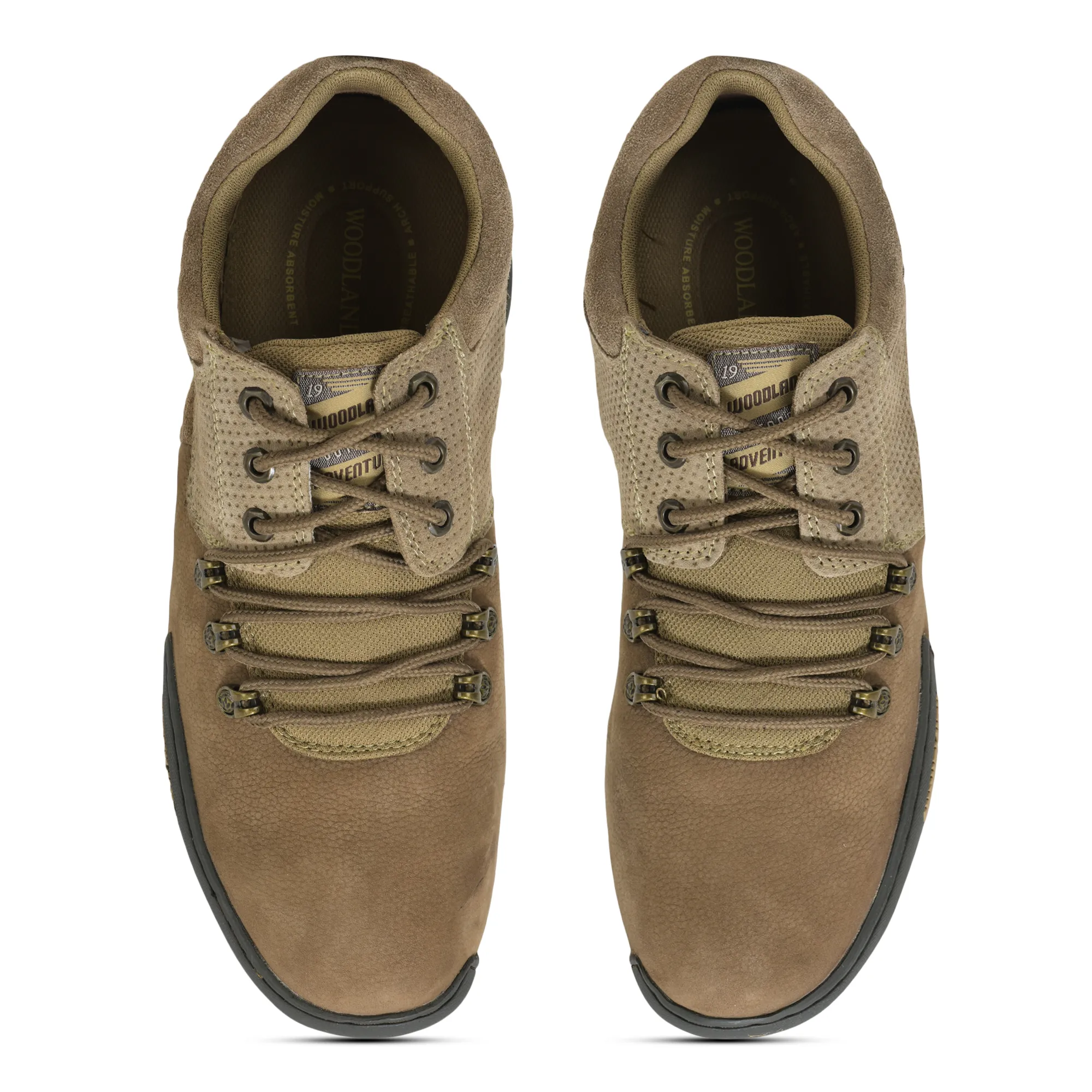 Woodland Black casual shoes for men - Thumbnail 4