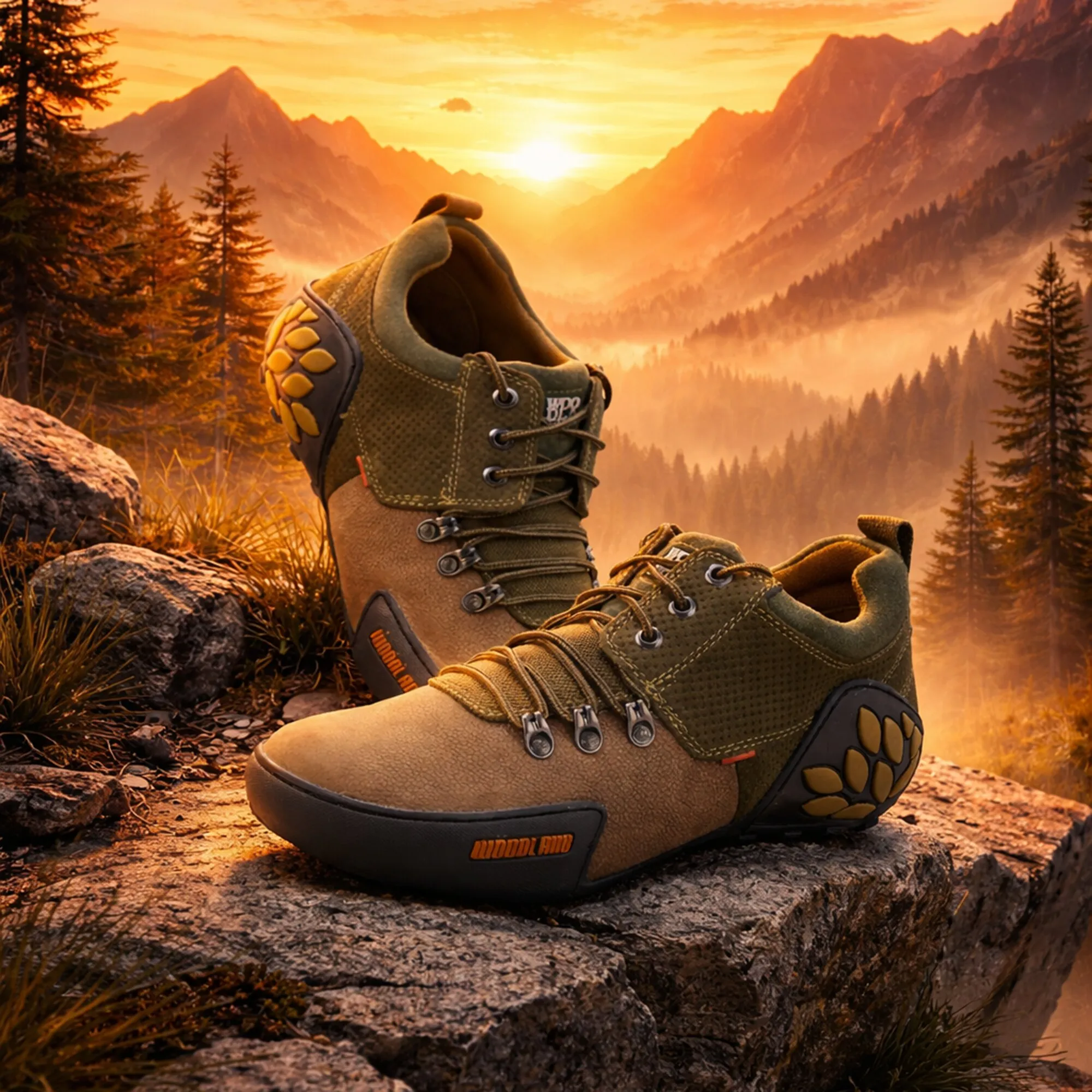 Woodland Black casual shoes for men - Thumbnail 6