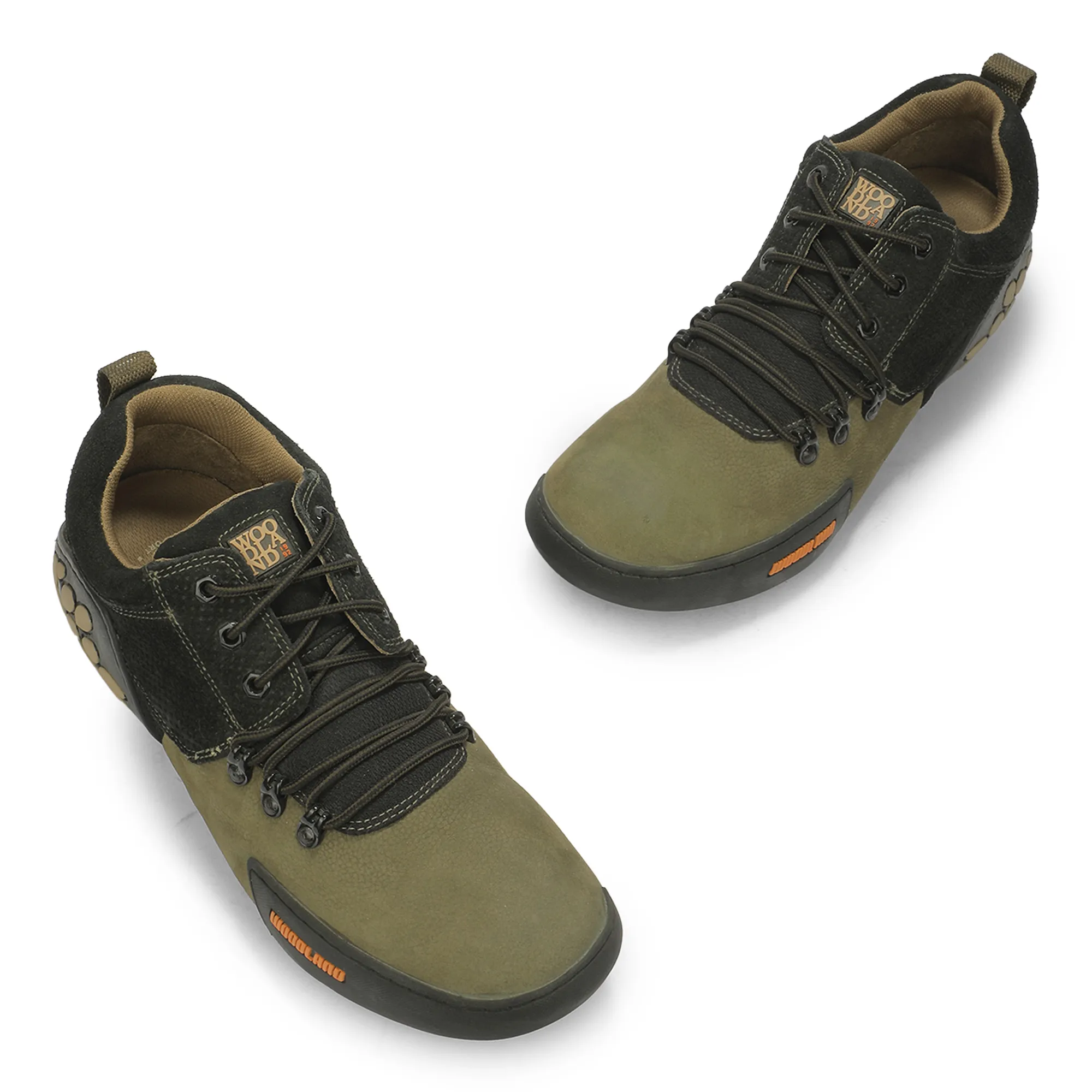 Woodland Olive Green casual shoes for men 3