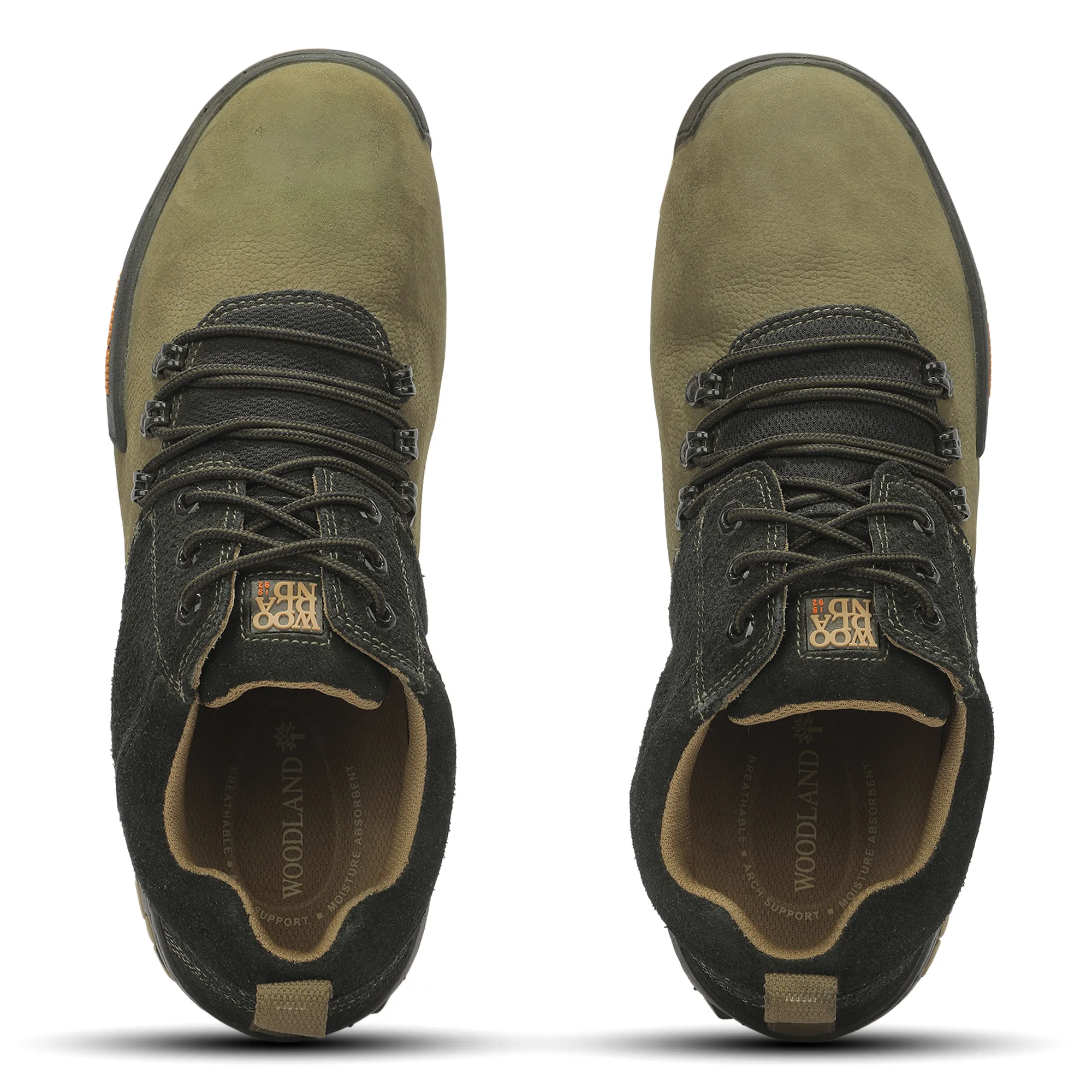 Woodland Olive Green casual shoes for men 6