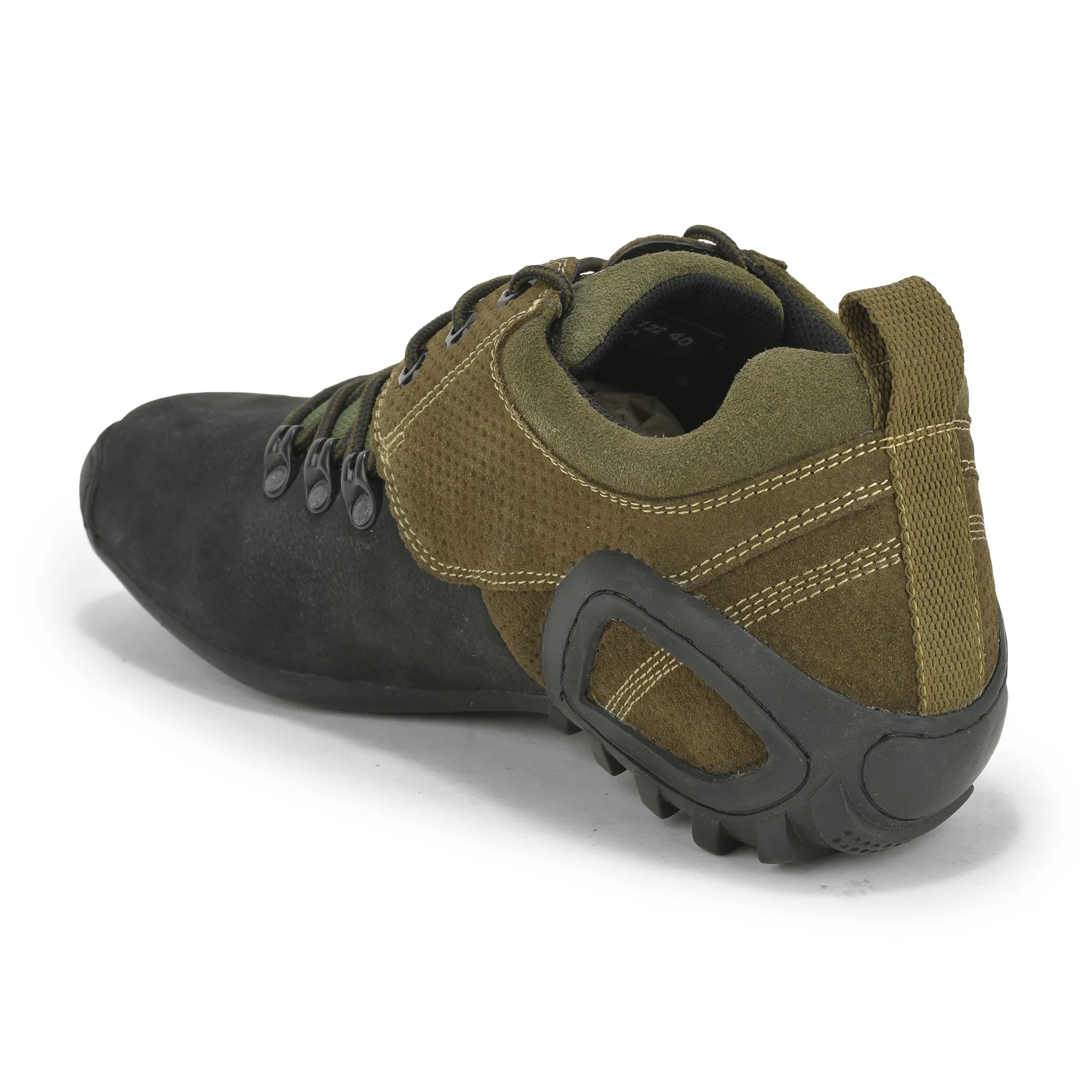 Black Mens Casual Laces Shoes - Thumbnail 9