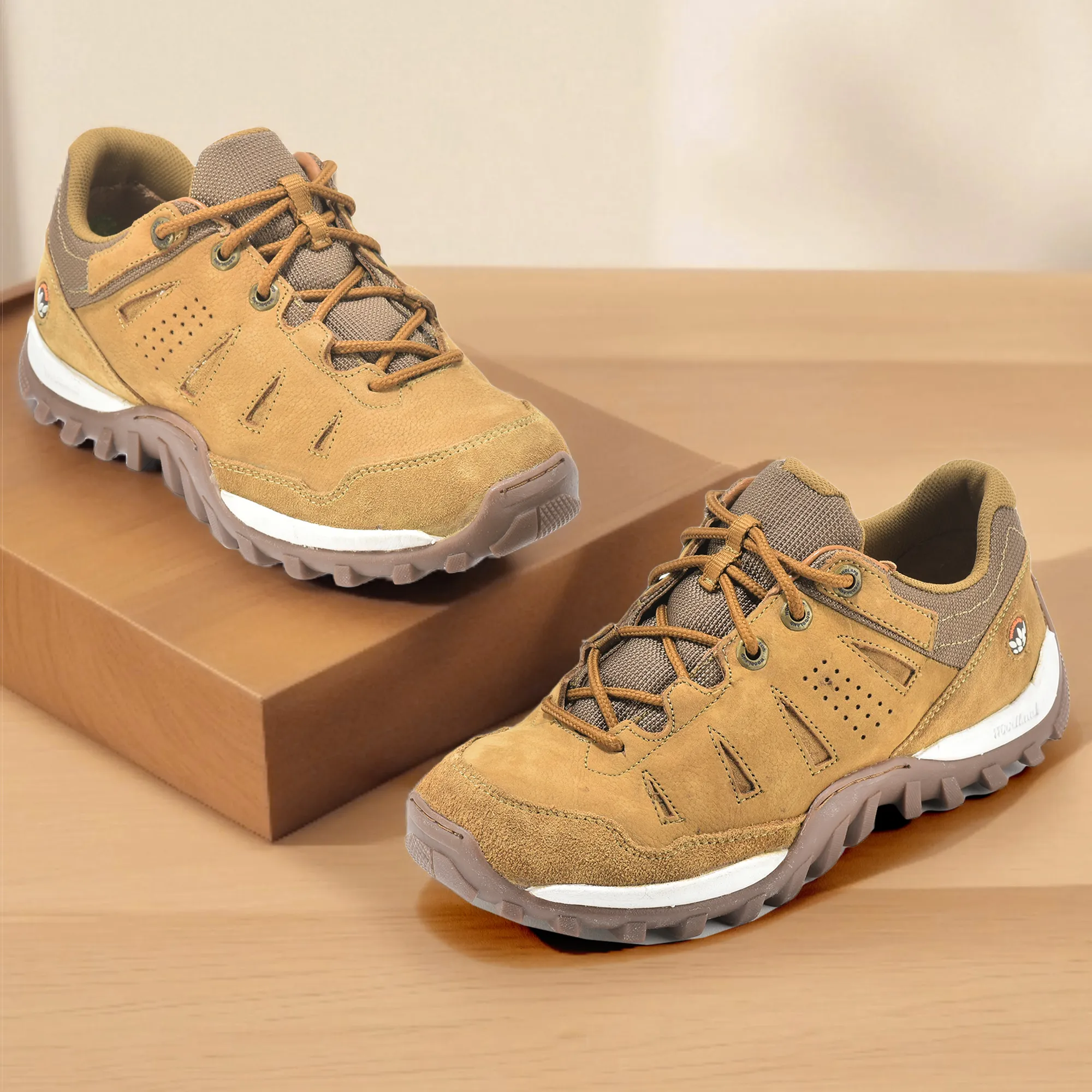 Woodland Camel Casual Lace Up Shoes - Thumbnail 9