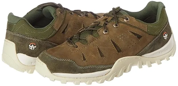 Woodland Olive Green Casual Lace Up Shoes - Thumbnail 2