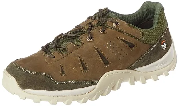 Woodland Olive Green Casual Lace Up Shoes - Thumbnail 6