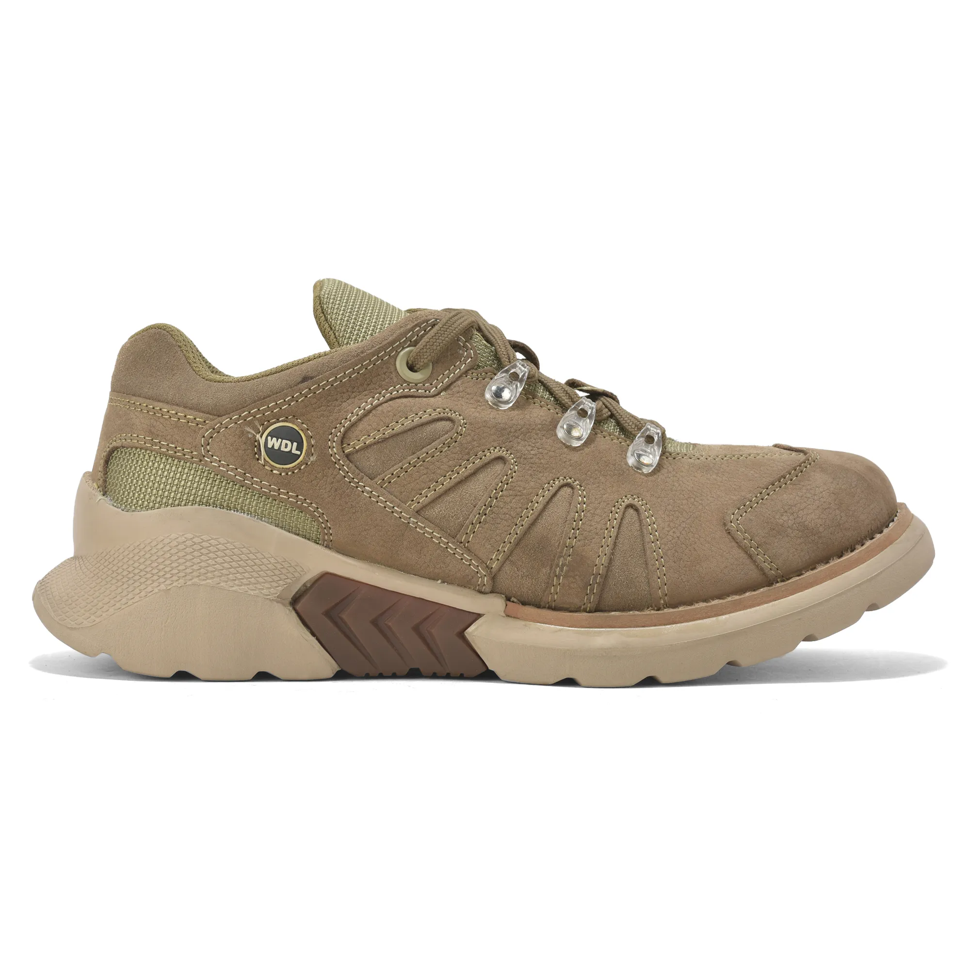 Dubai Khaki casual lace-up shoes for men - Thumbnail 2
