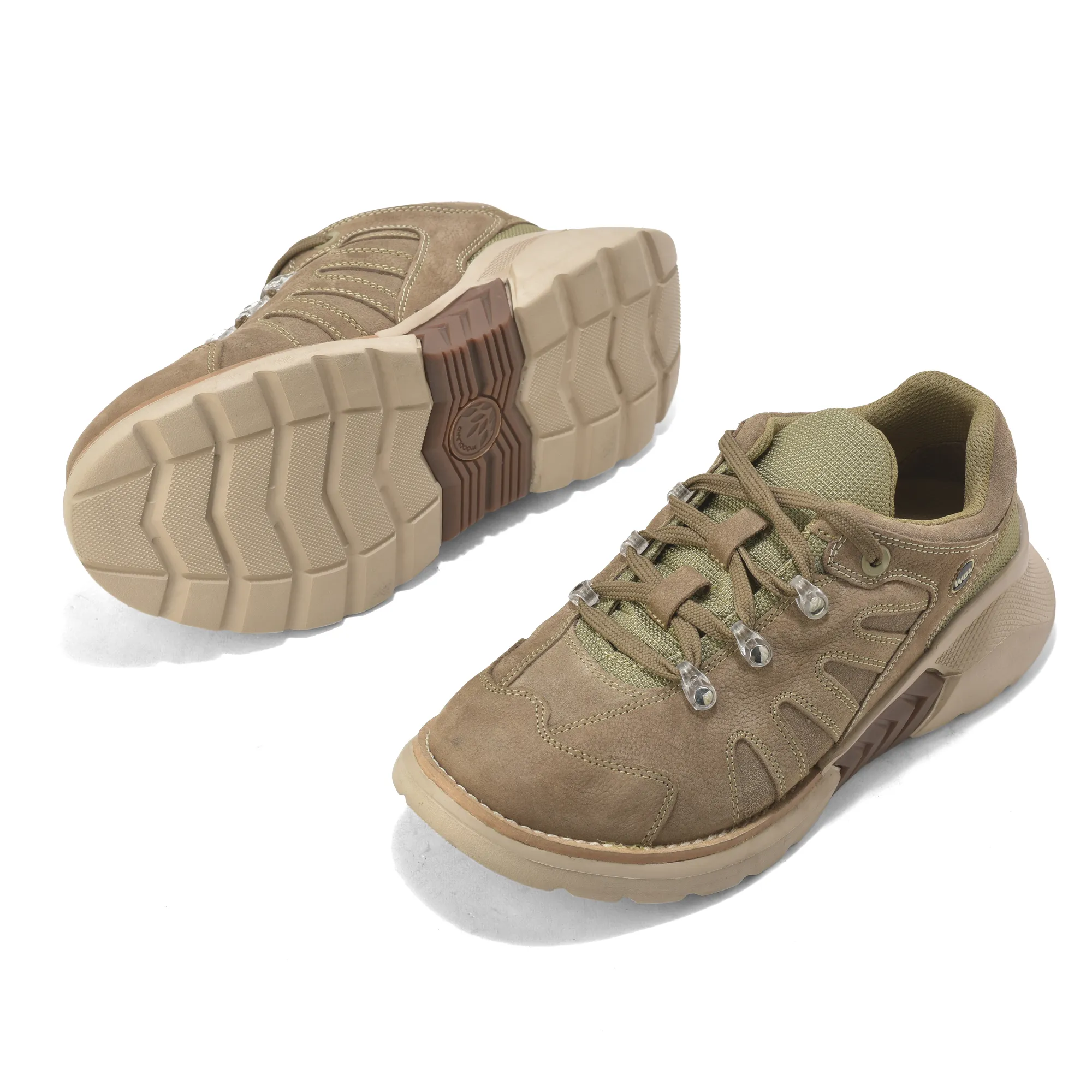 Dubai Khaki casual lace-up shoes for men - Thumbnail 6
