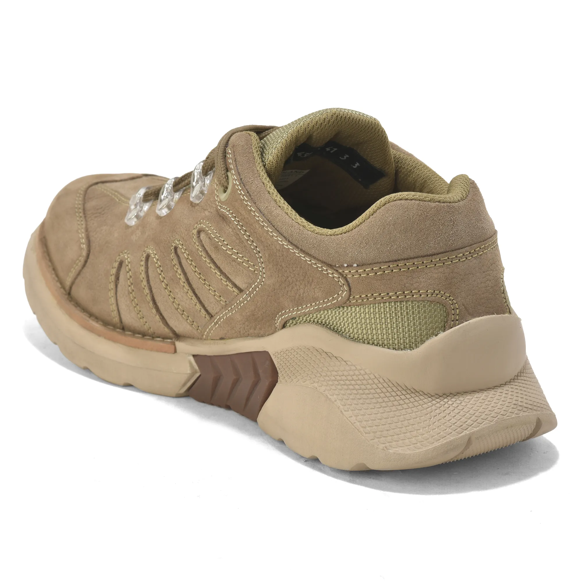 Dubai Khaki casual lace-up shoes for men - Thumbnail 7