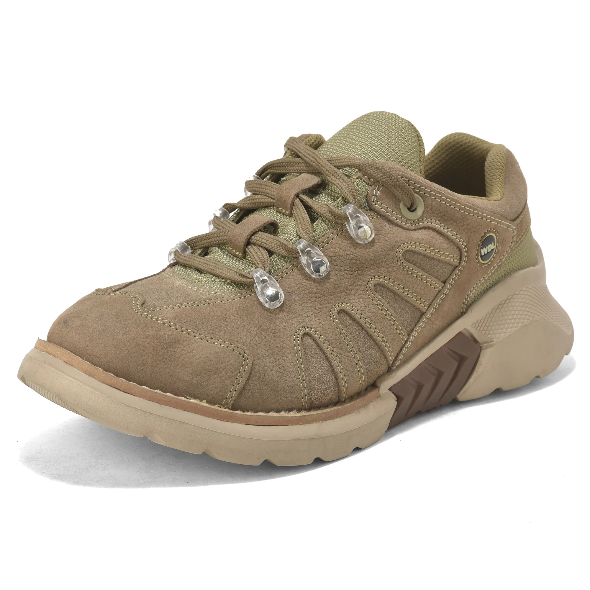 Dubai Khaki casual lace-up shoes for men - Thumbnail 11