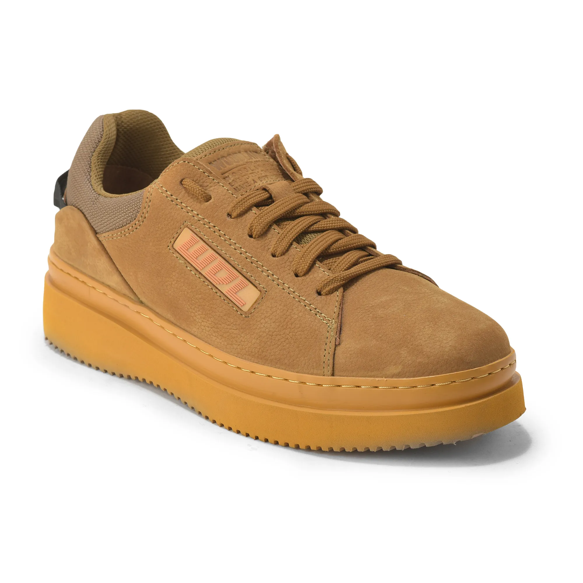 Woodland Camel Casual Lace Up Shoes For Men - Thumbnail 3