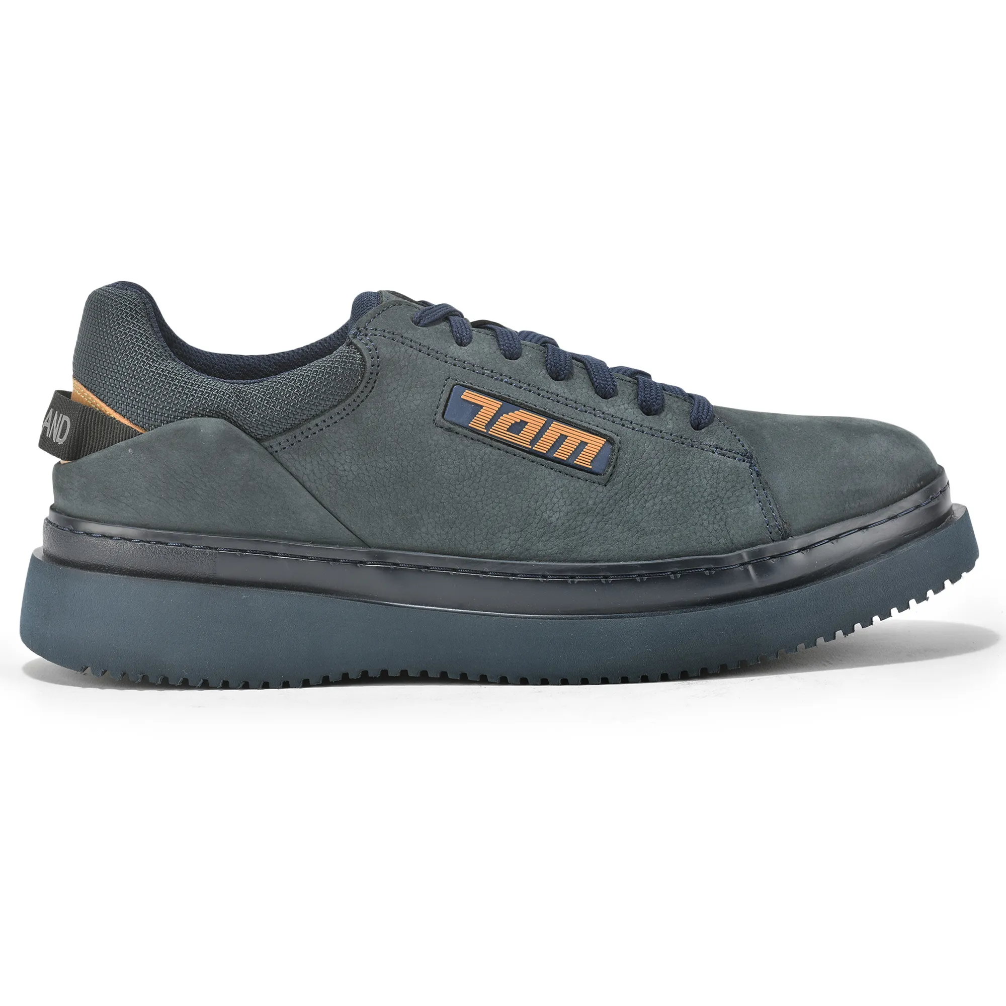 Woodland Navy Casual Lace Up Shoes For Men - Image 1