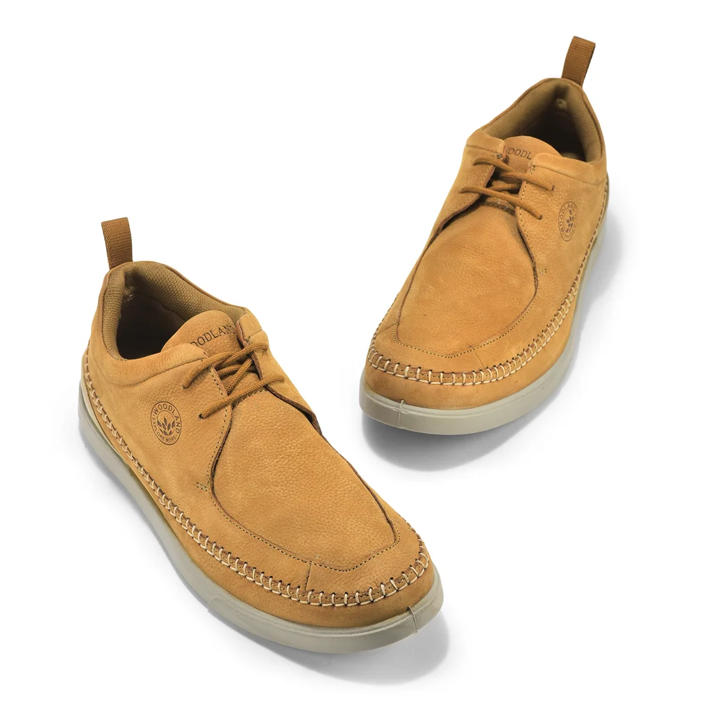 Camel  Mens Casual Laces Shoes - Thumbnail 2