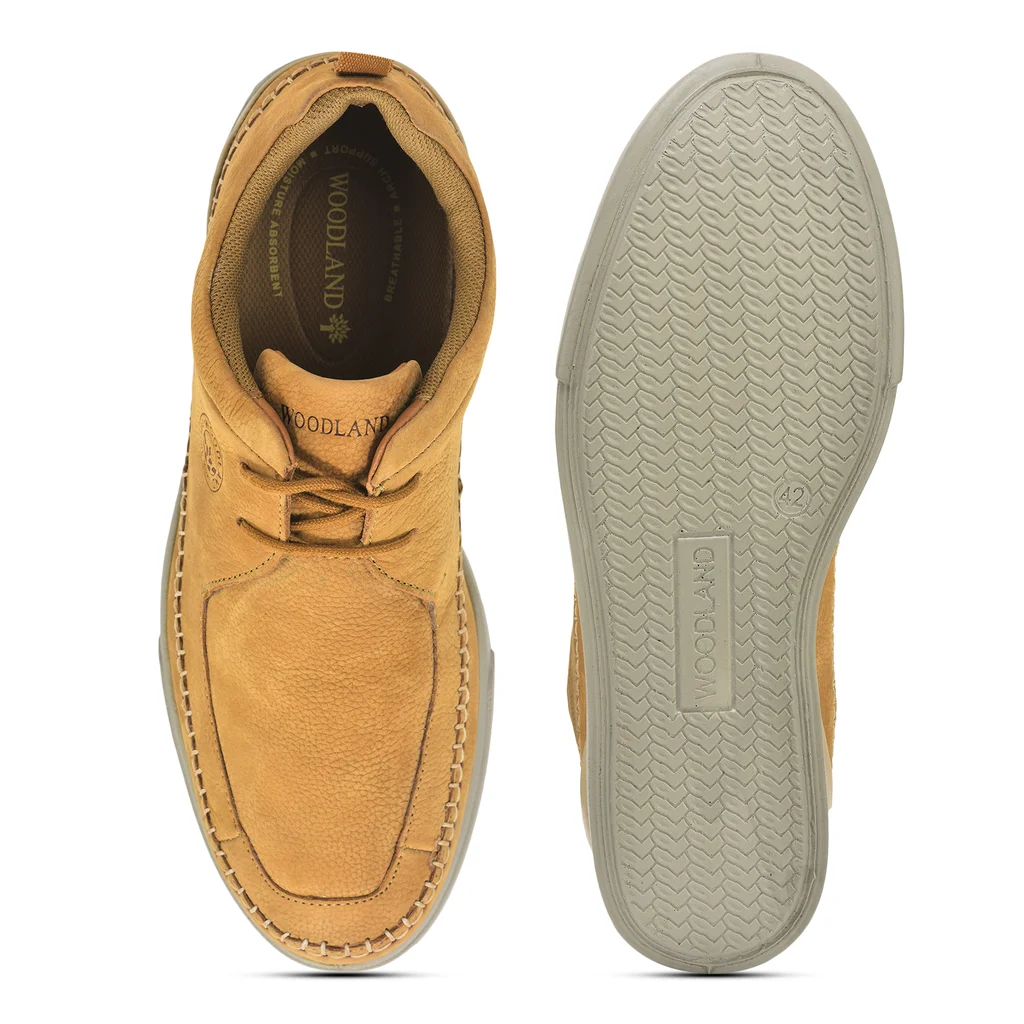 Camel  Mens Casual Laces Shoes - Thumbnail 7