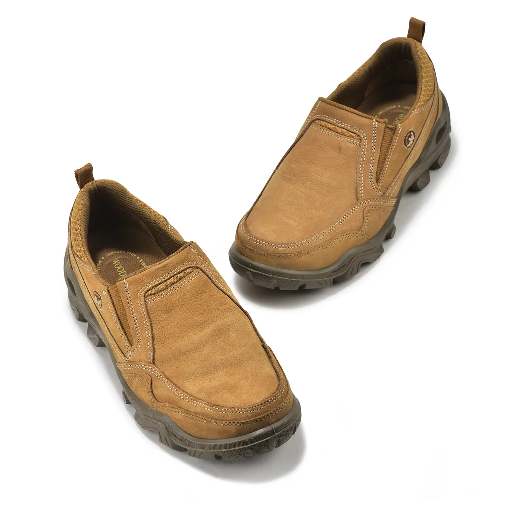 Camel casual slip-on shoes for men - Thumbnail 2
