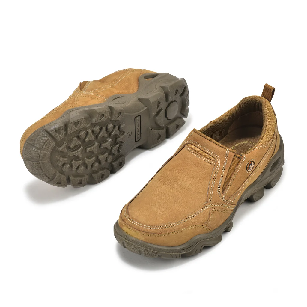 Camel casual slip-on shoes for men - Thumbnail 4