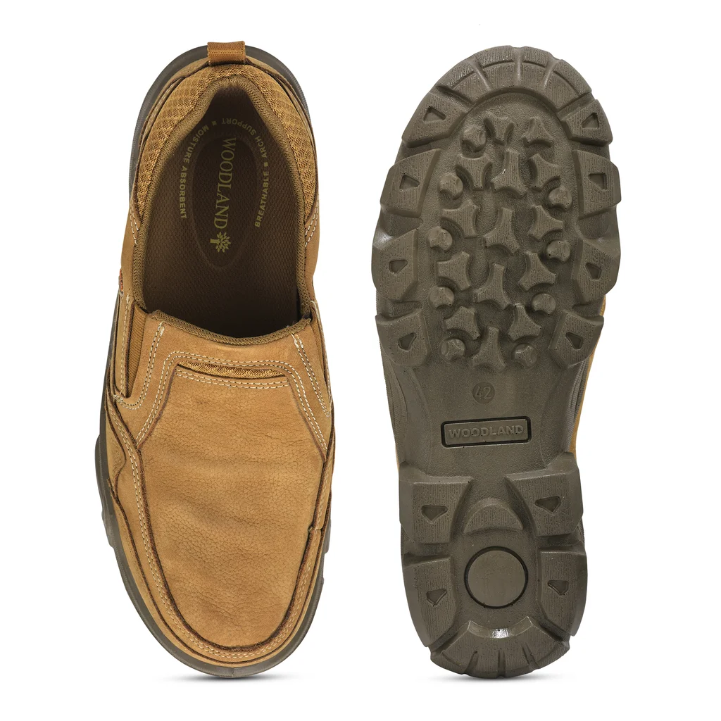 Camel casual slip-on shoes for men - Thumbnail 7