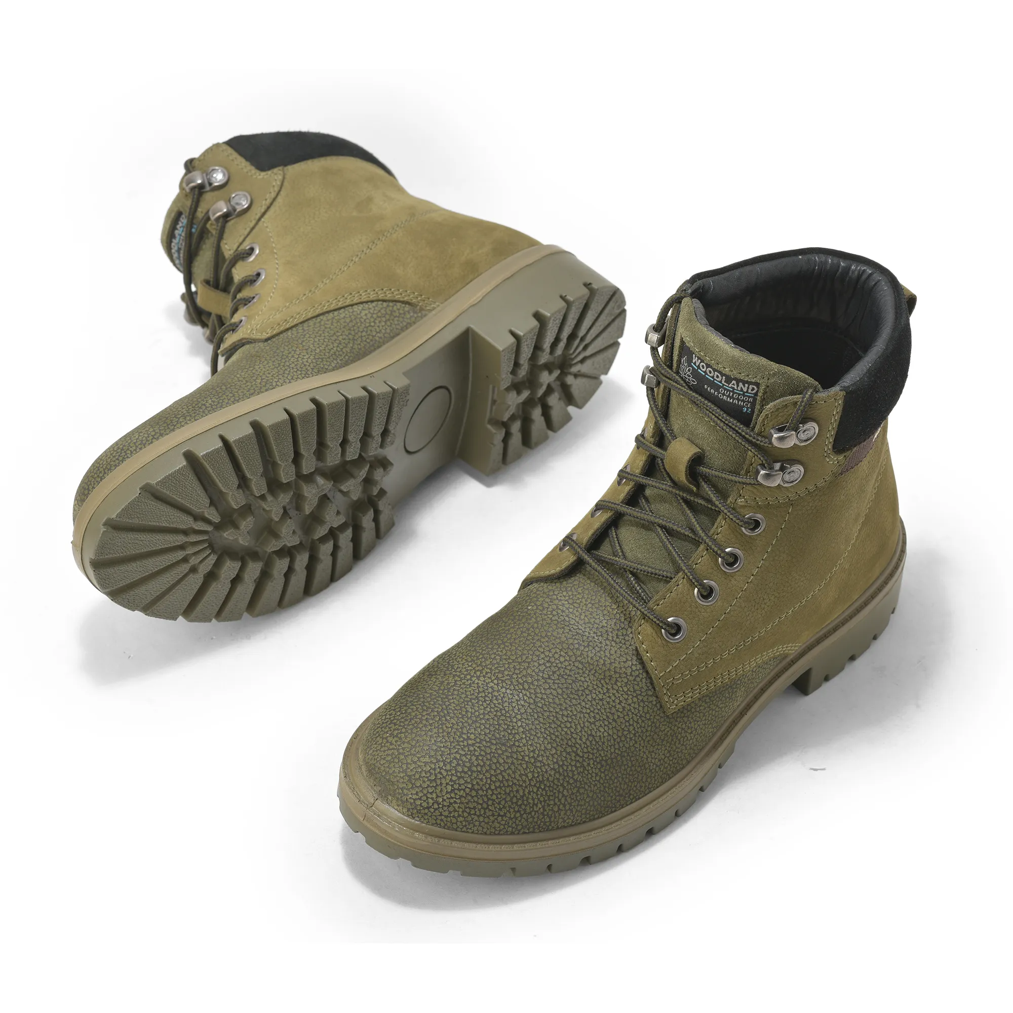 Woodland Olive Green Nubuck PDM2 Men Boots - Thumbnail 6
