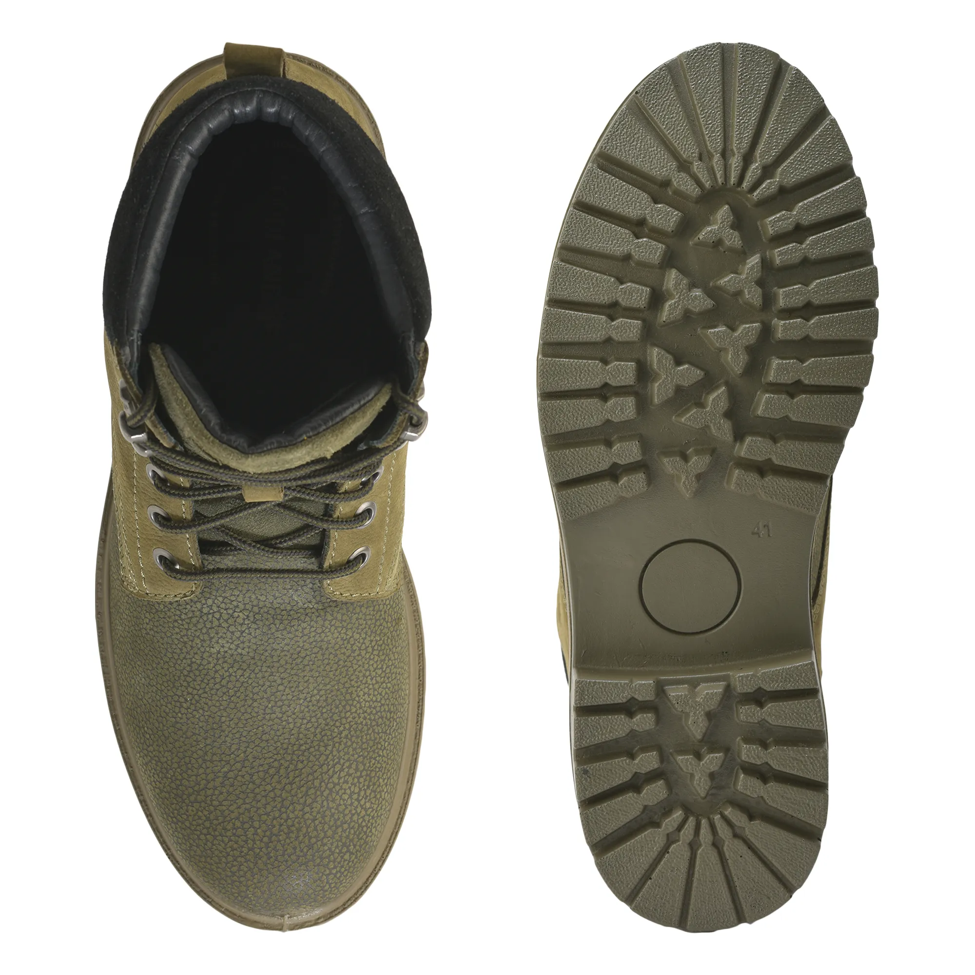 Woodland Olive Green Nubuck PDM2 Men Boots - Thumbnail 9