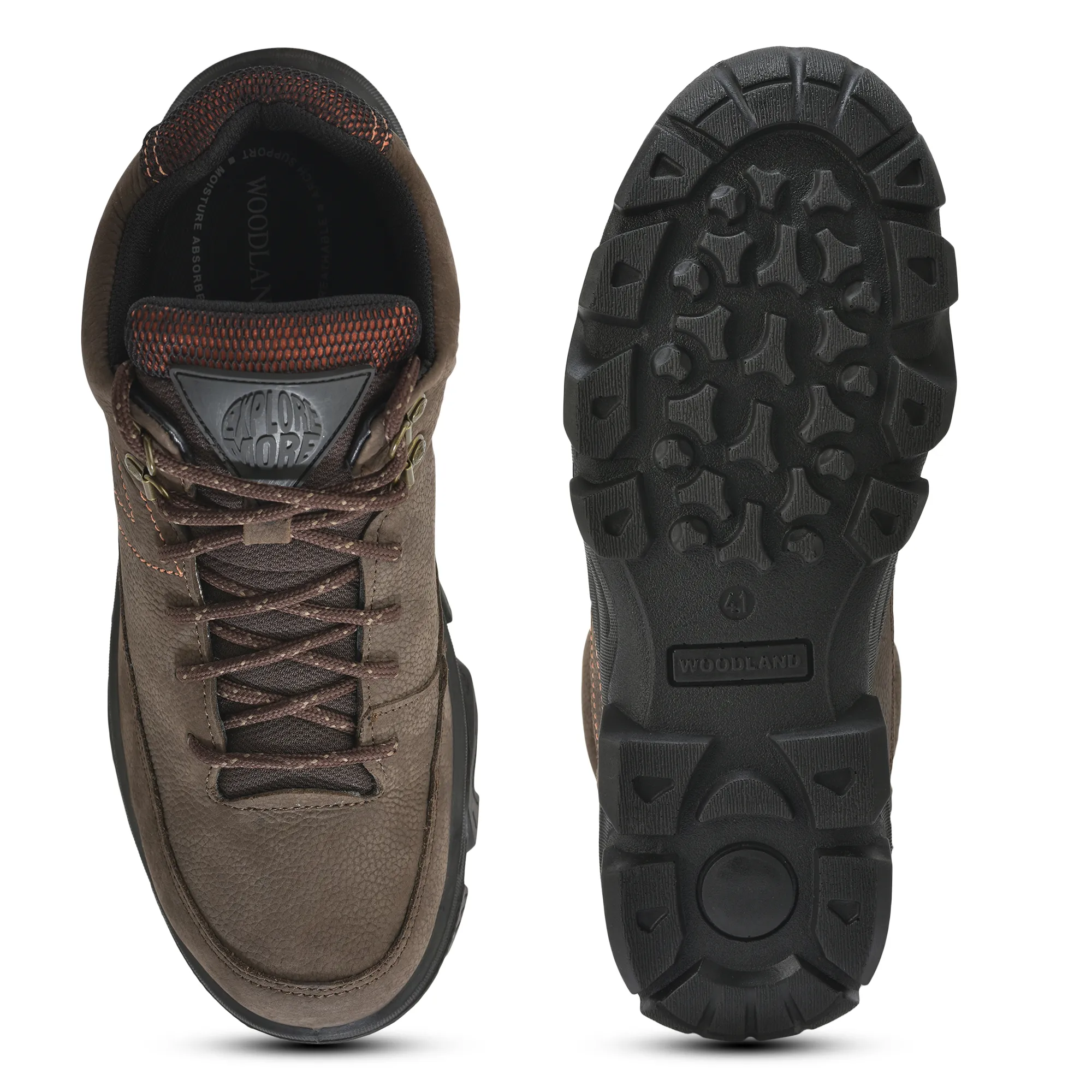 Woodland Brown Mens Casual Lace-up Shoes - Thumbnail 9