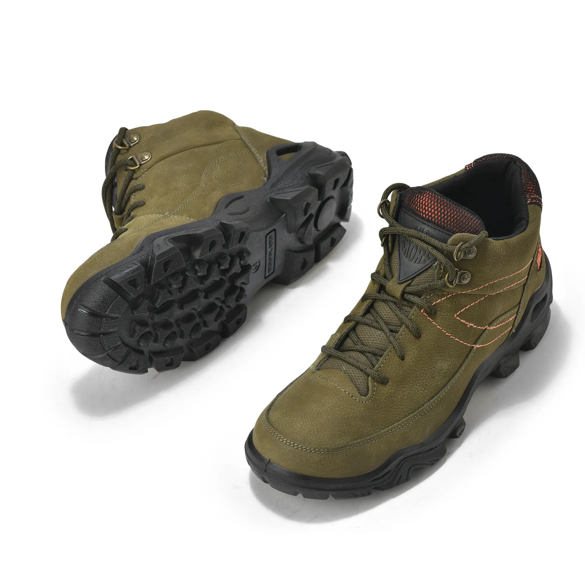 Woodland Olive Green  Mens Casual Lace-up Shoes - Thumbnail 6