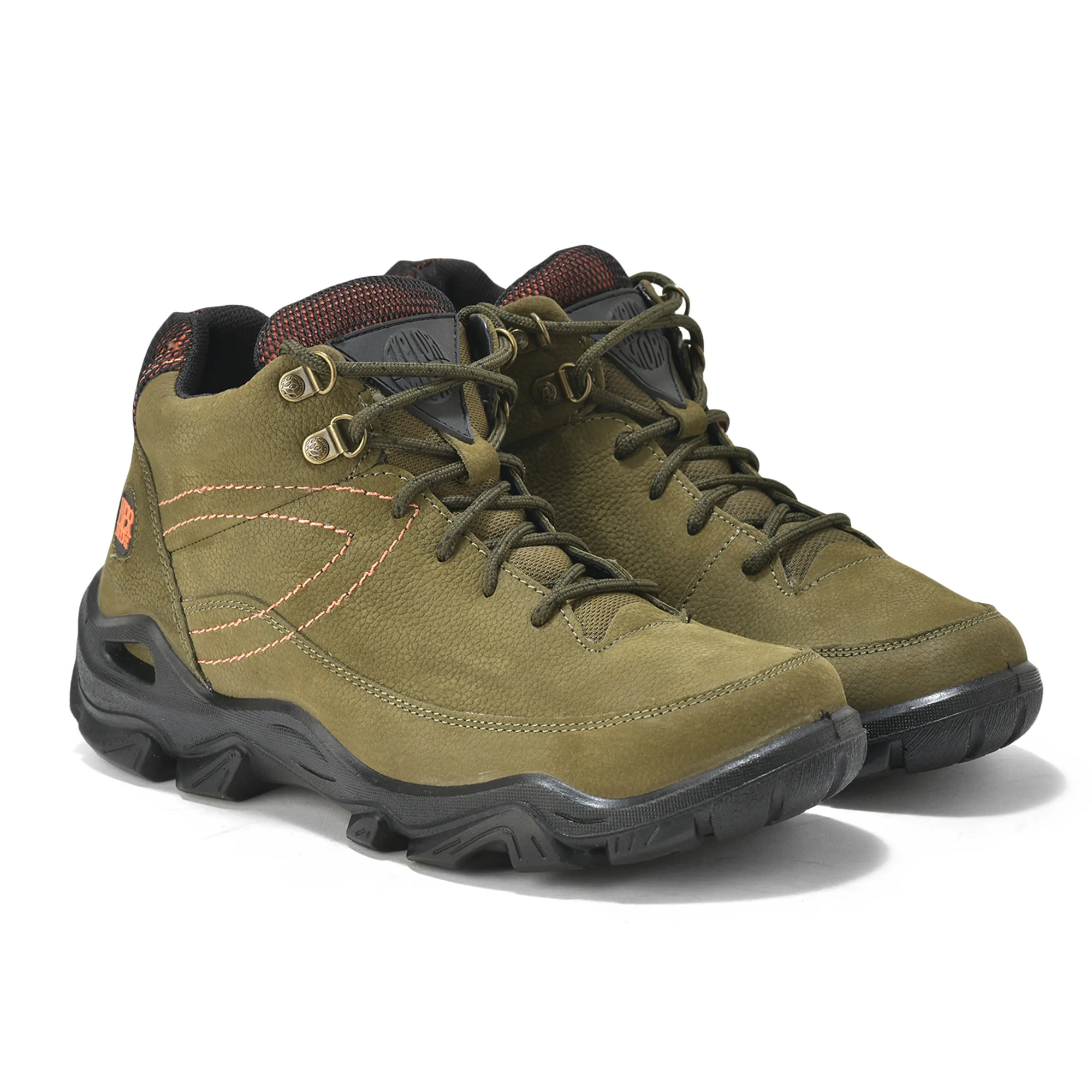 Woodland Olive Green  Mens Casual Lace-up Shoes - Thumbnail 8