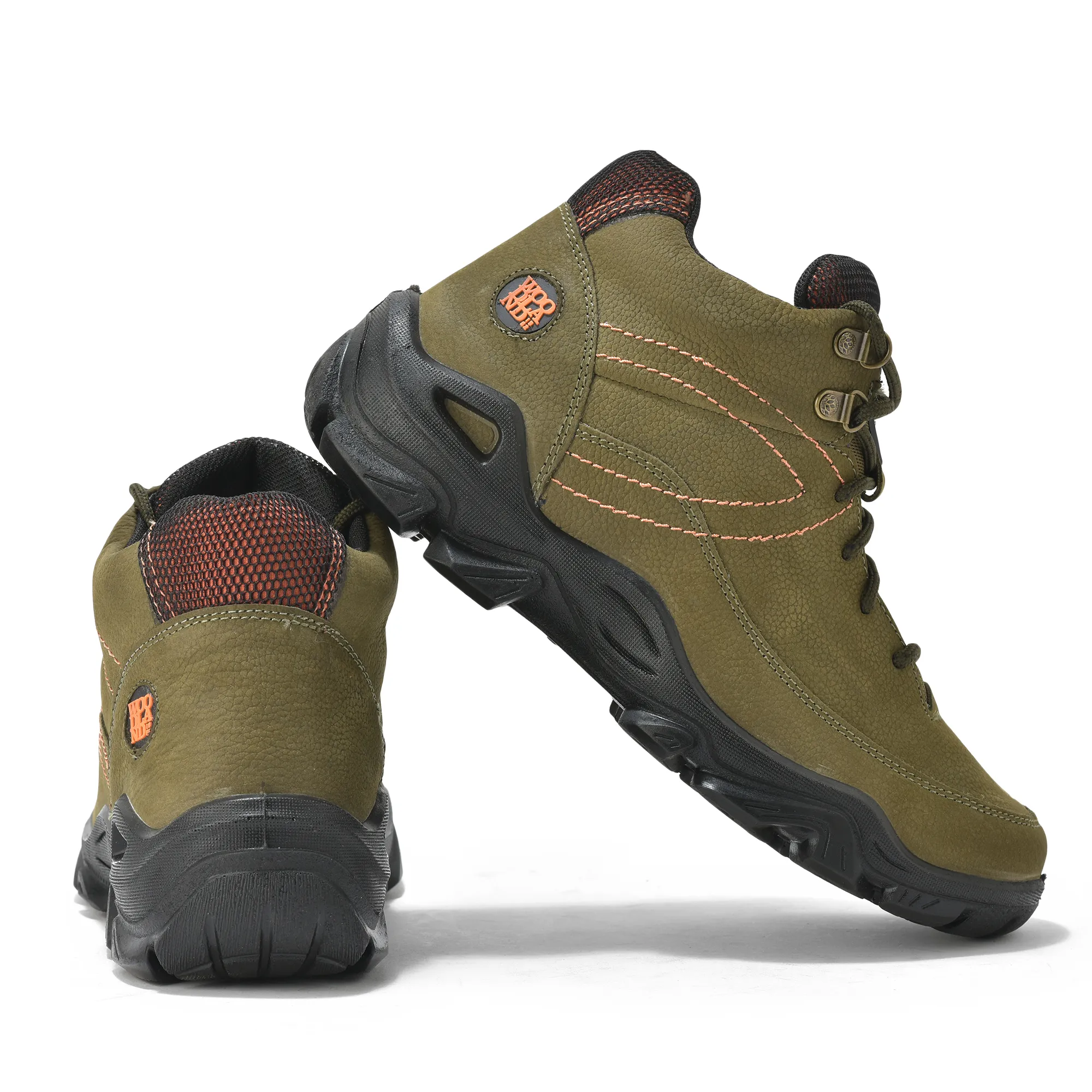 Woodland Olive Green  Mens Casual Lace-up Shoes - Thumbnail 10