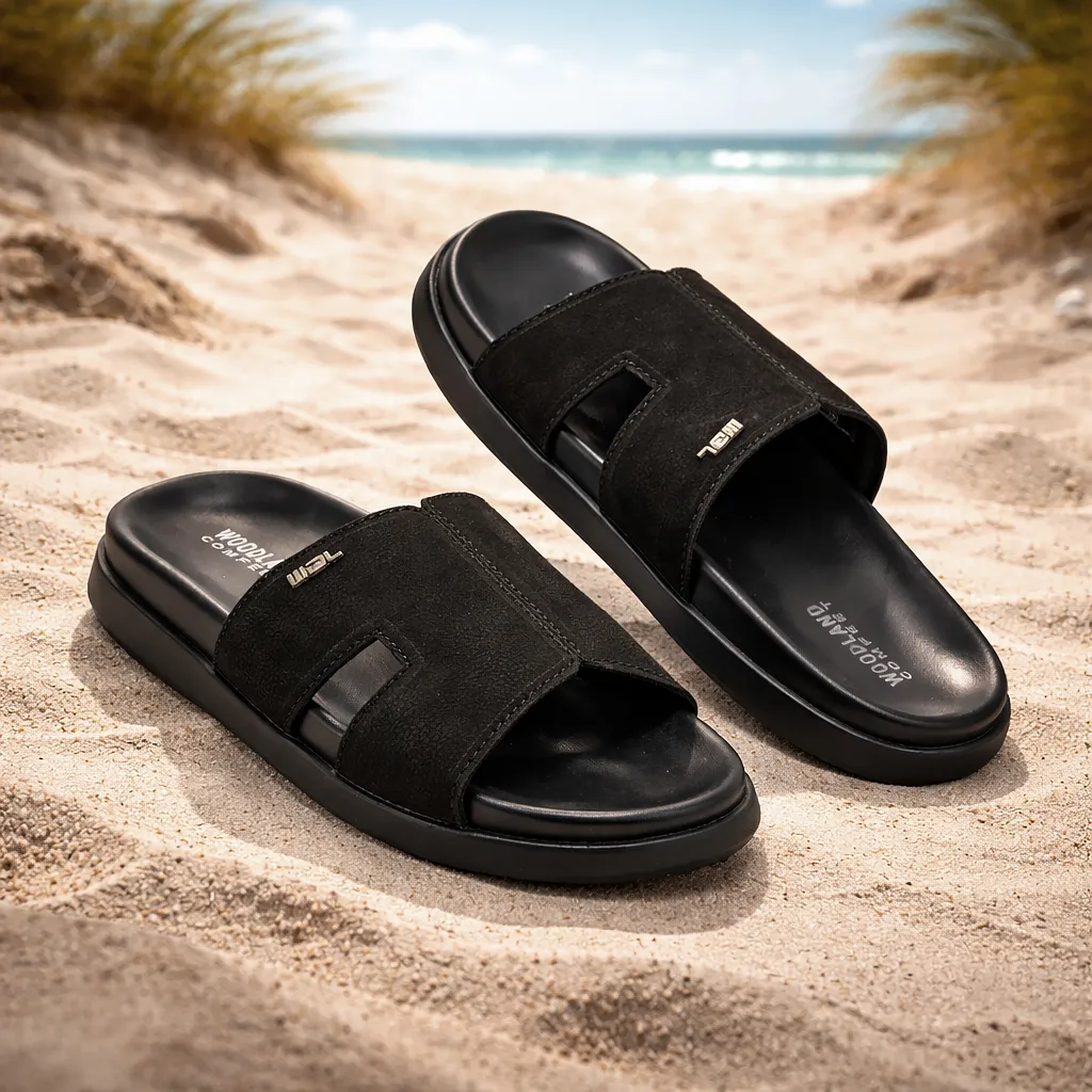 woodland-black-nubuk-men-slipper