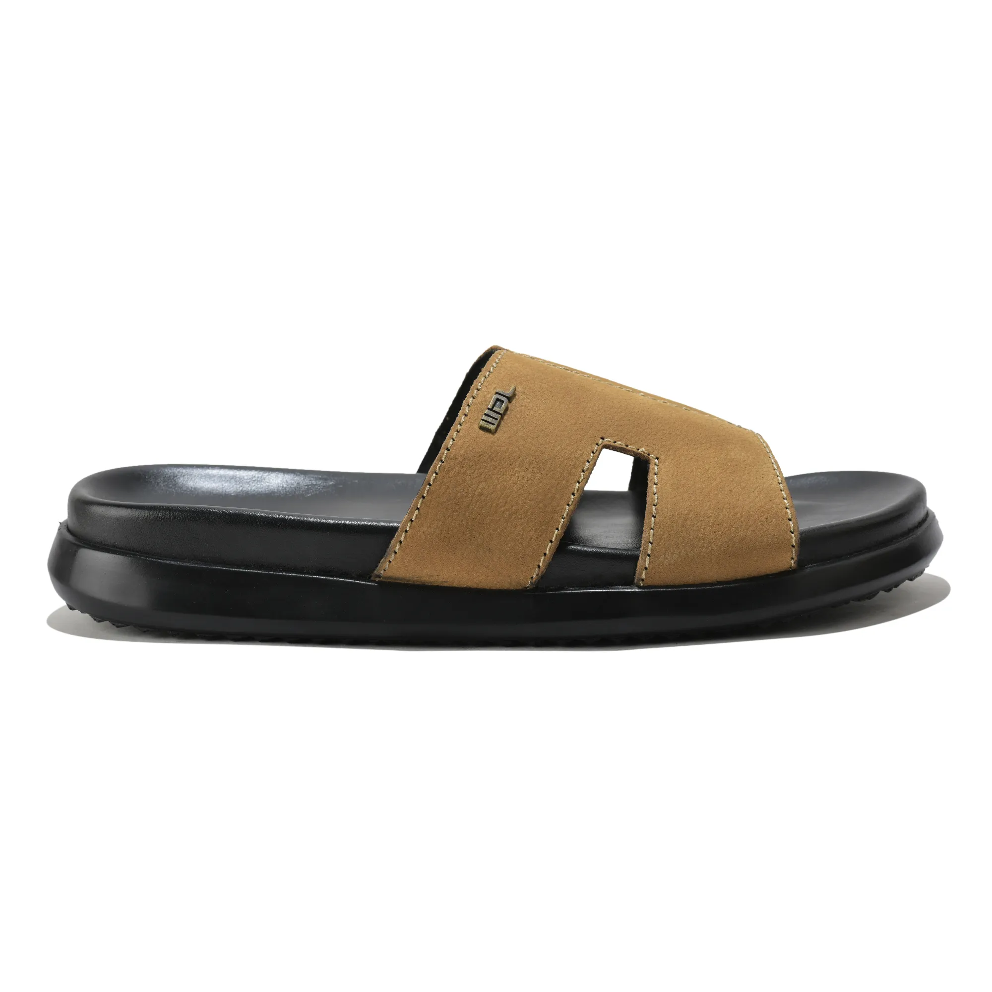 Woodland Camel Nubuk Men Slipper - Thumbnail 2