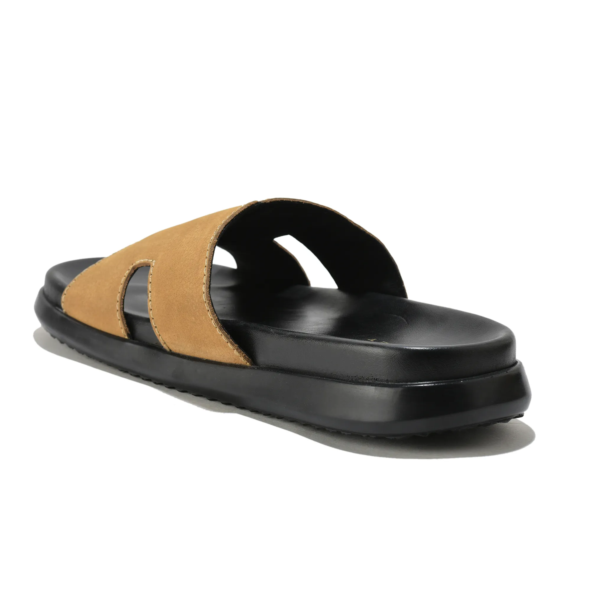 Woodland Camel Nubuk Men Slipper - Thumbnail 7