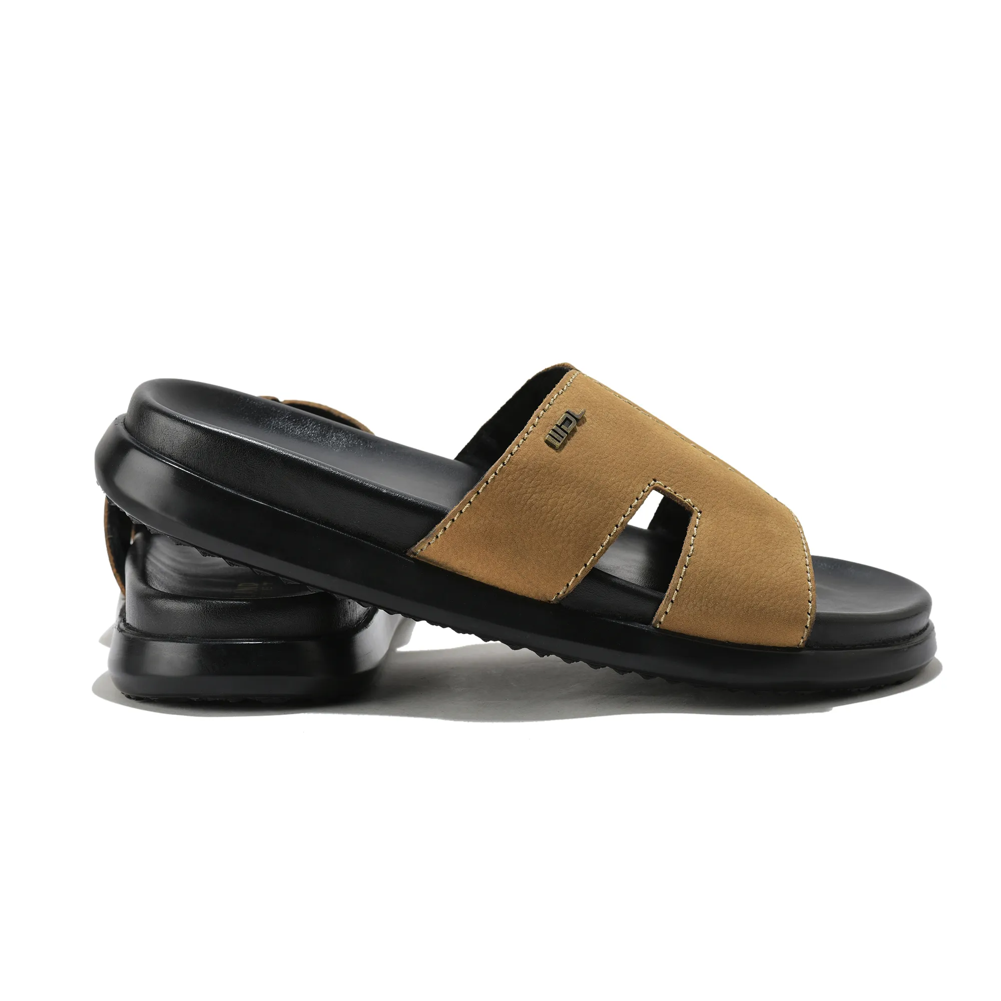 Woodland Camel Nubuk Men Slipper - Thumbnail 10