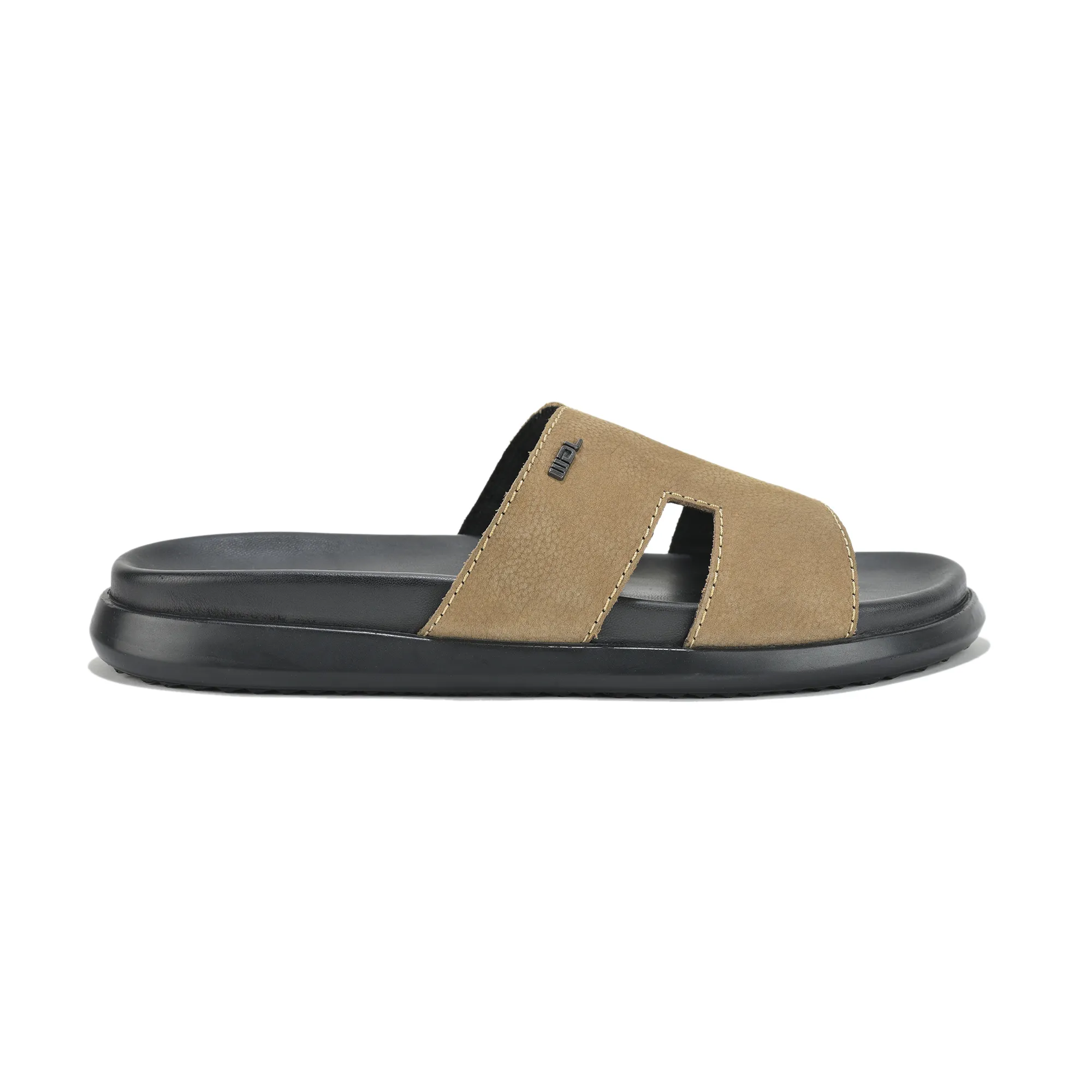 Woodland DKhaki Nubuk Men Slipper - Thumbnail 2