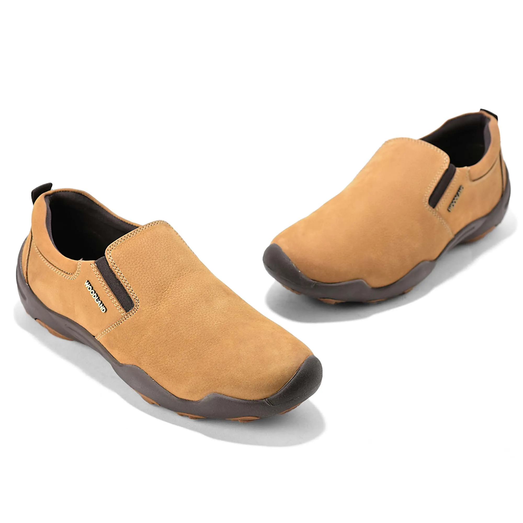 Woodland Men Camel Softy Print Casual Shoes 3