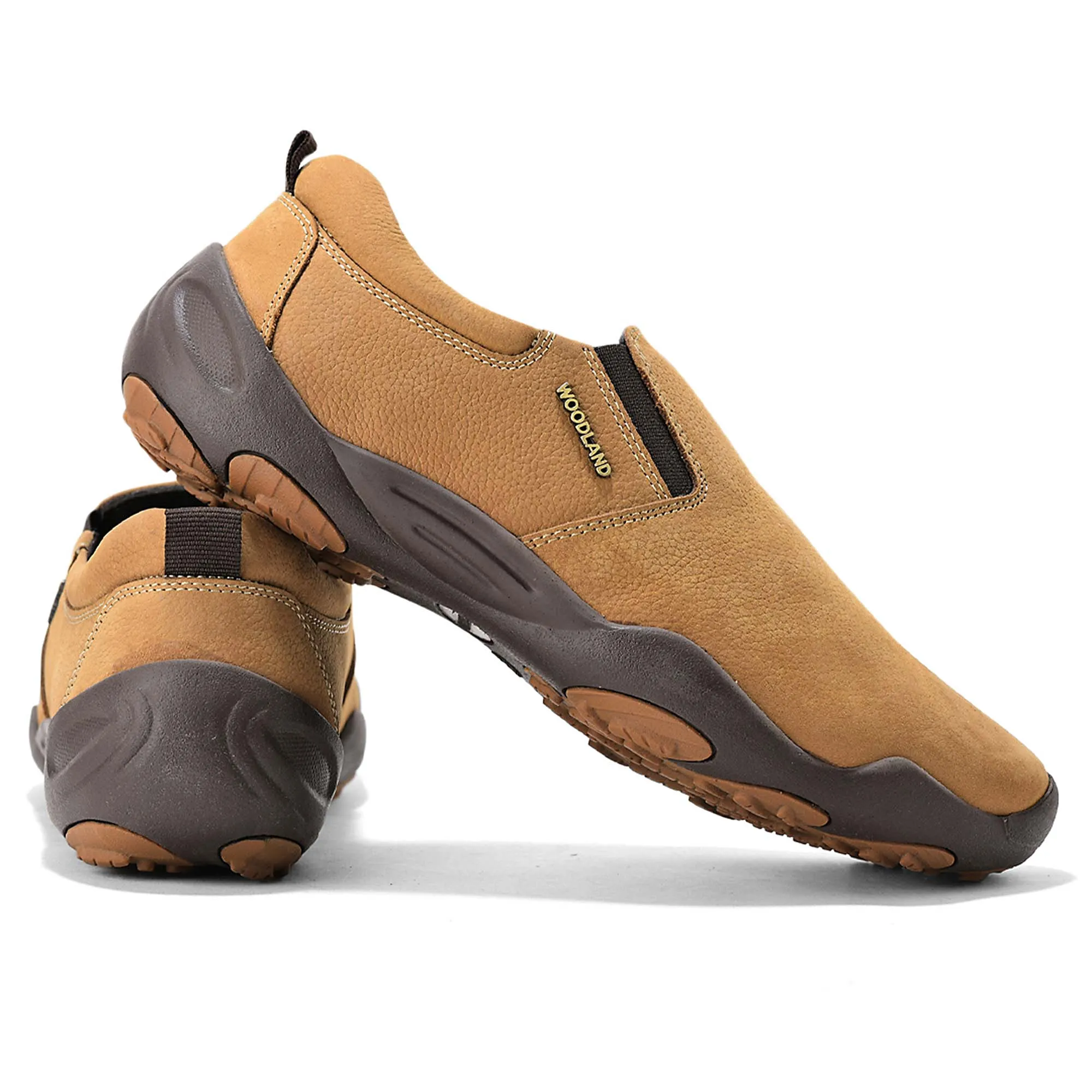 Woodland Men Camel Softy Print Casual Shoes 10