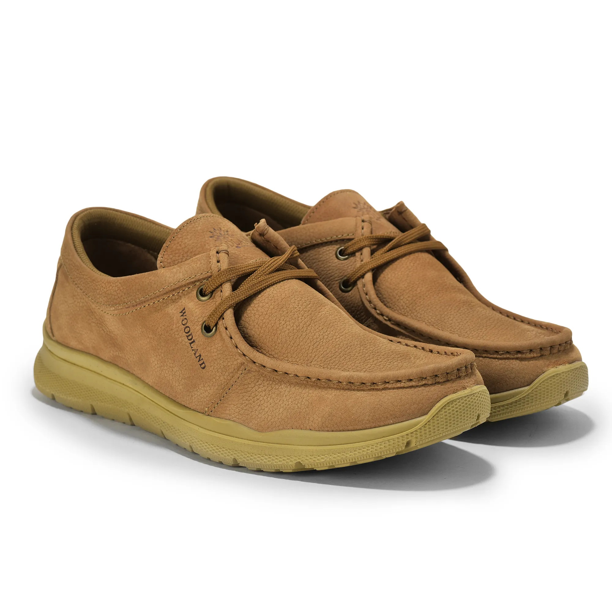 Woodland Camel Derby Mens Lace up Shoes - Thumbnail 6