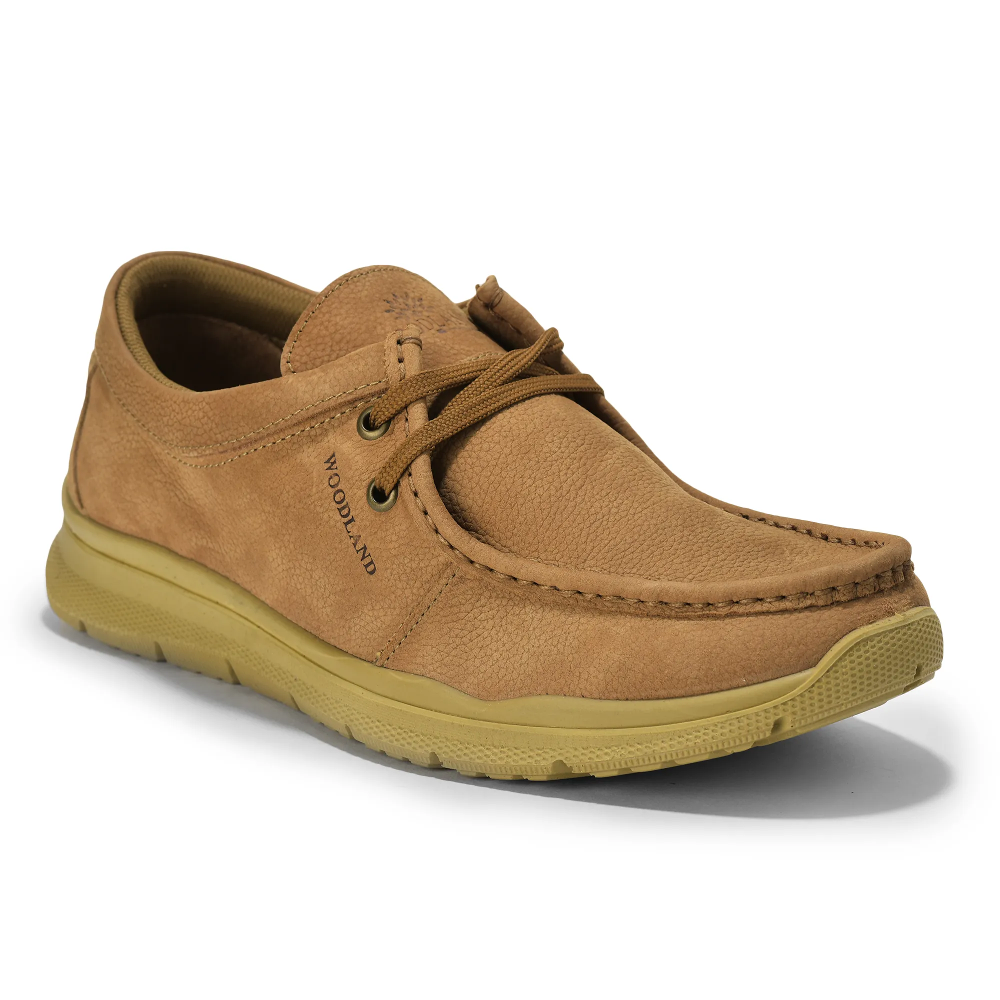 Woodland Camel Derby Mens Lace up Shoes - Thumbnail 8
