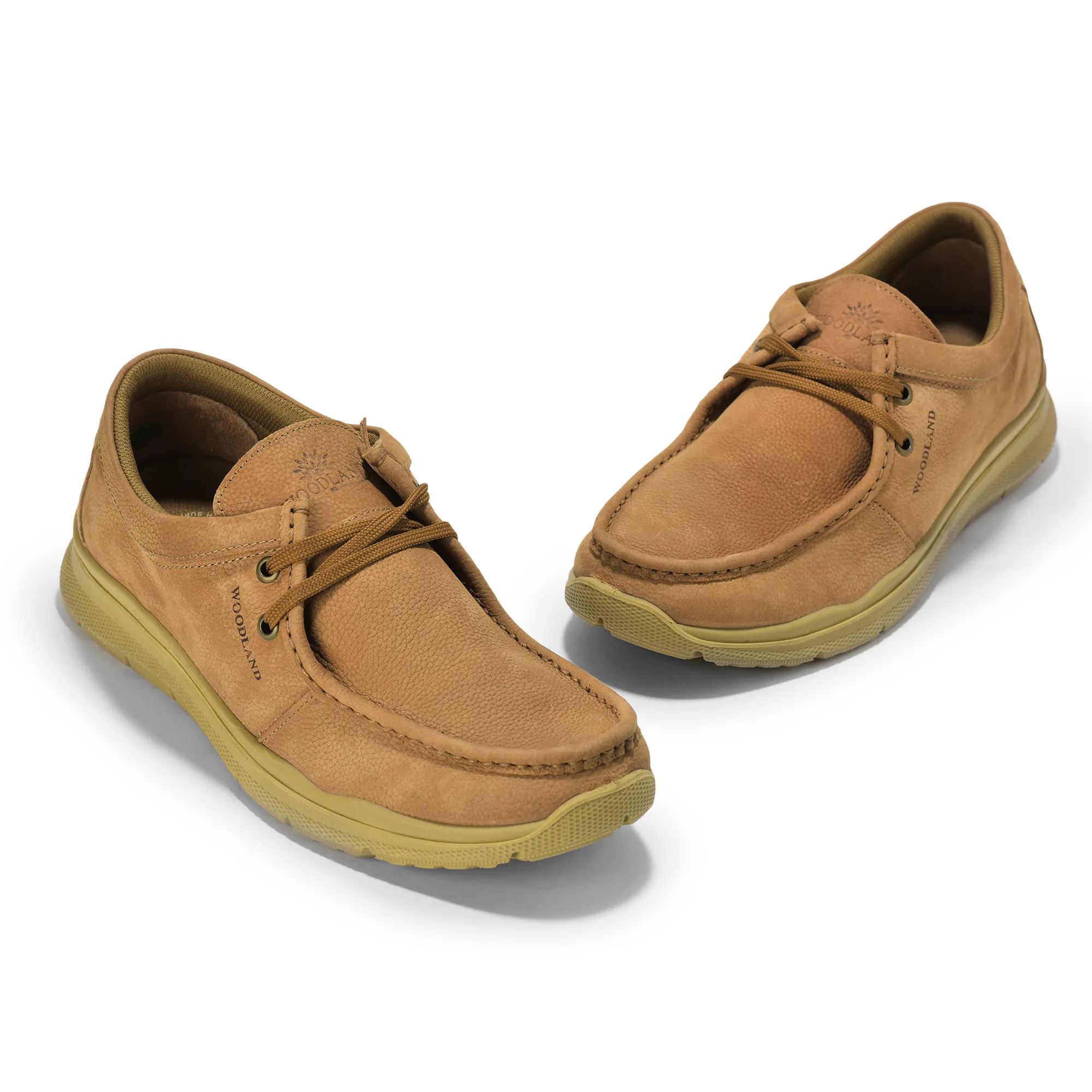 Woodland Camel Derby Mens Lace up Shoes - Thumbnail 9