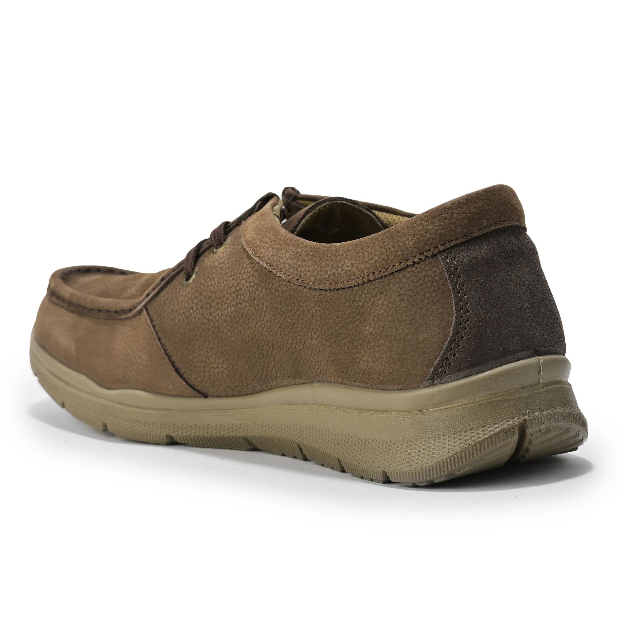 Woodland Dark Brown Derby Mens Lace up Shoes - Thumbnail 5
