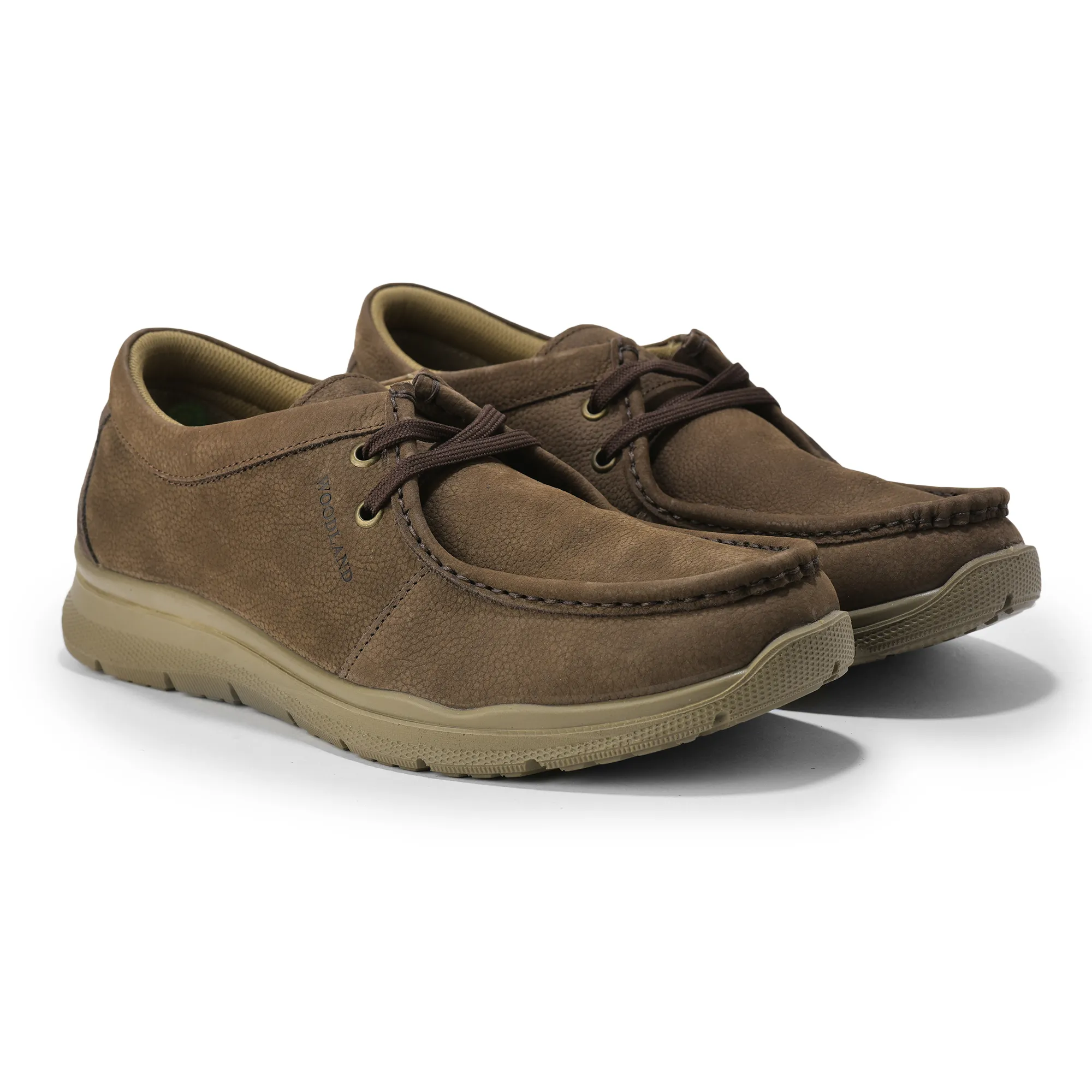 Woodland Dark Brown Derby Mens Lace up Shoes - Thumbnail 6