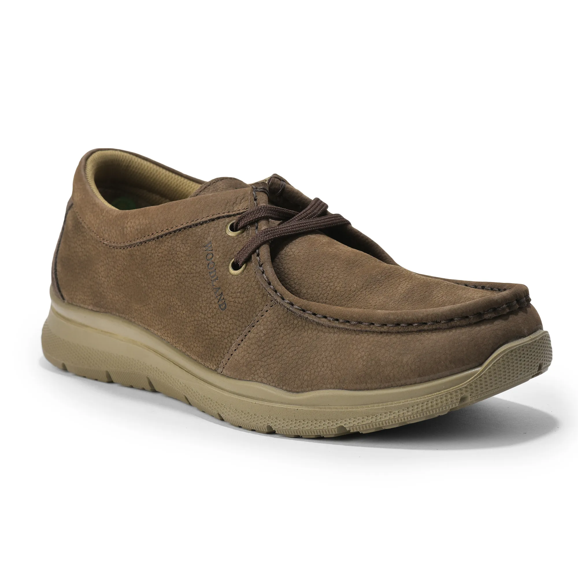Woodland Dark Brown Derby Mens Lace up Shoes - Thumbnail 8