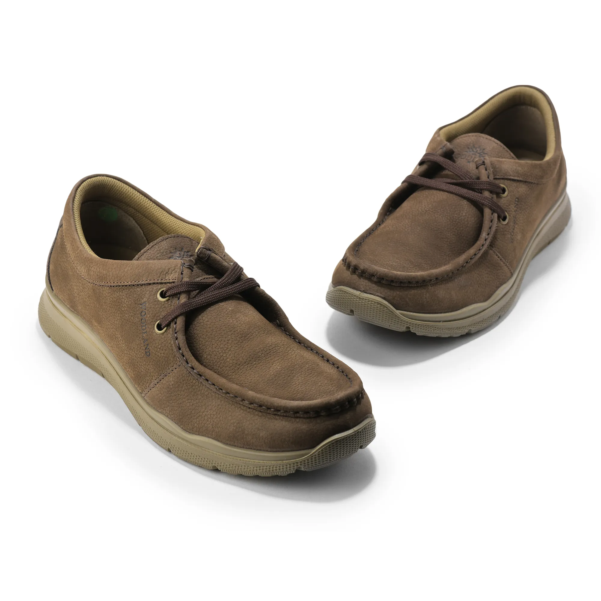 Woodland Dark Brown Derby Mens Lace up Shoes - Thumbnail 9