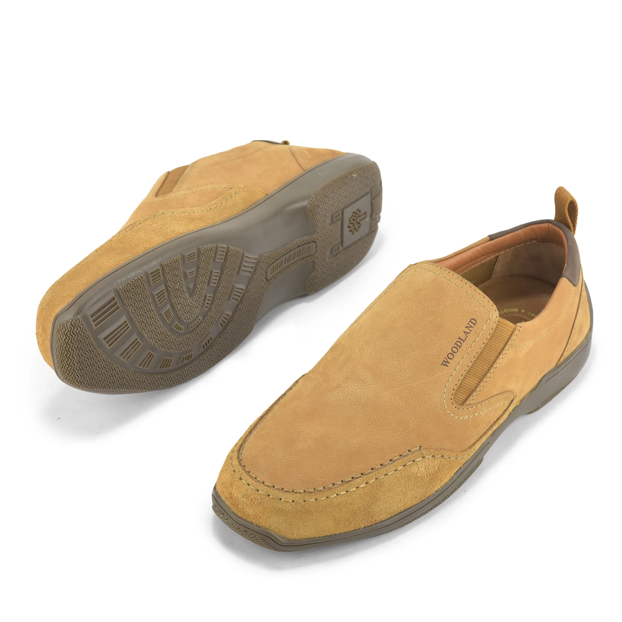 Woodland Men Camel Casual Slip On Shoes - Thumbnail 7
