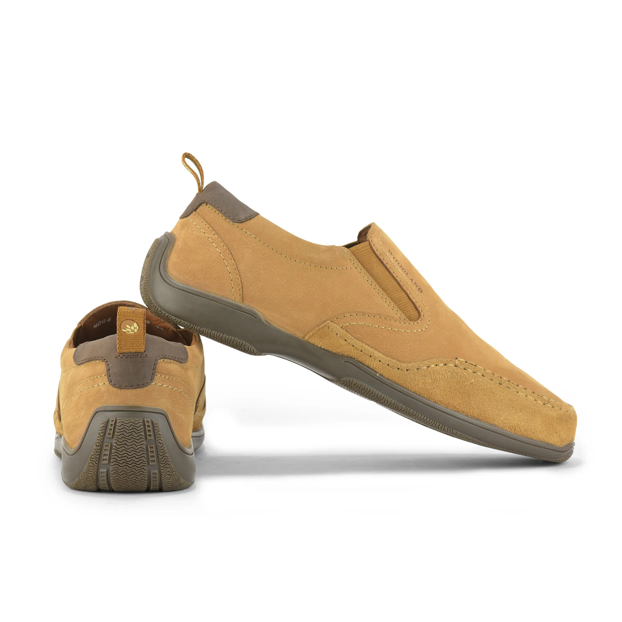 Woodland Men Camel Casual Slip On Shoes - Thumbnail 11